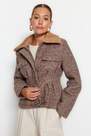 Trendyol - Brown Basic Coat