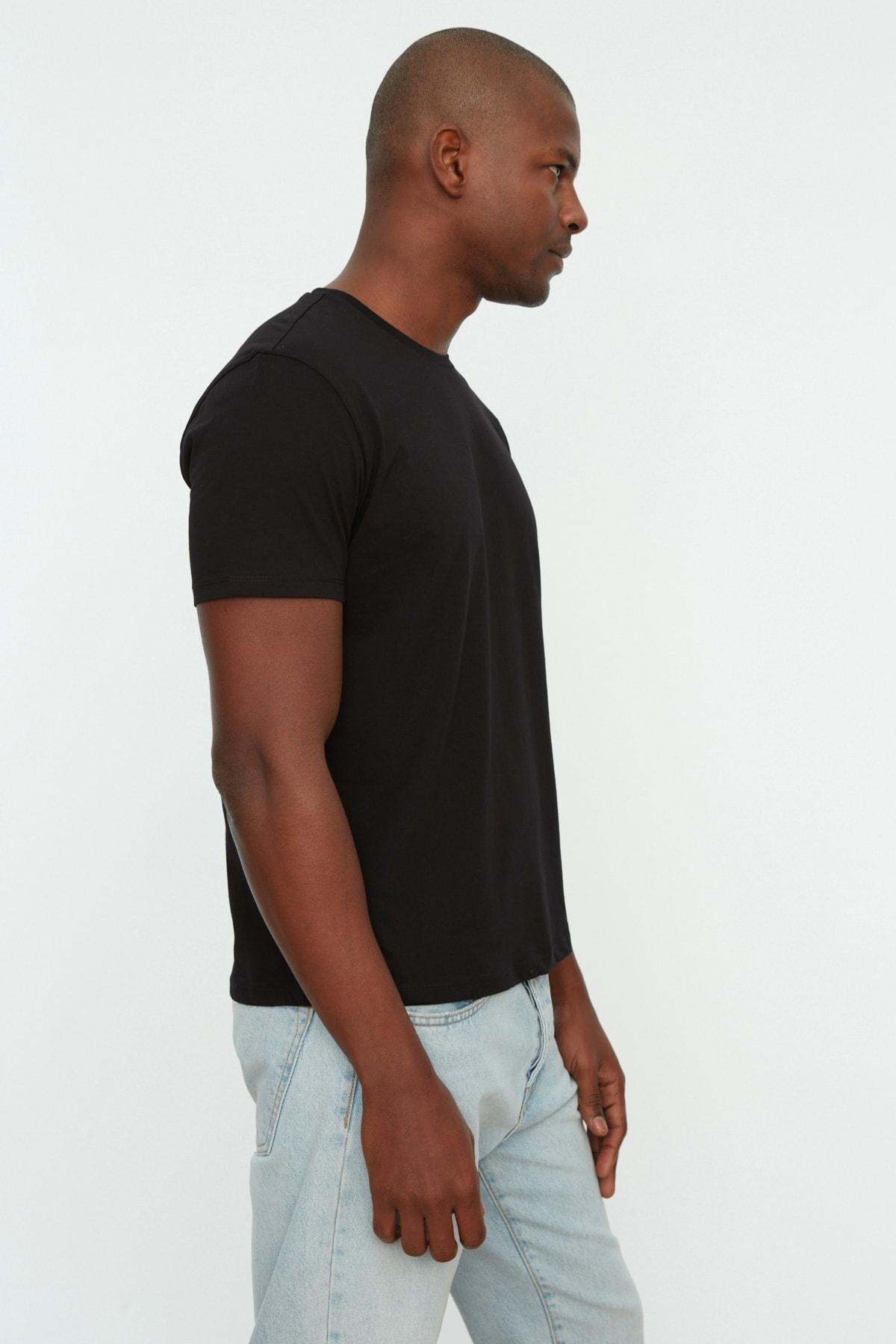 تيشيرت بقصة عادية، قطعتين، أسود, Black, large image number 6