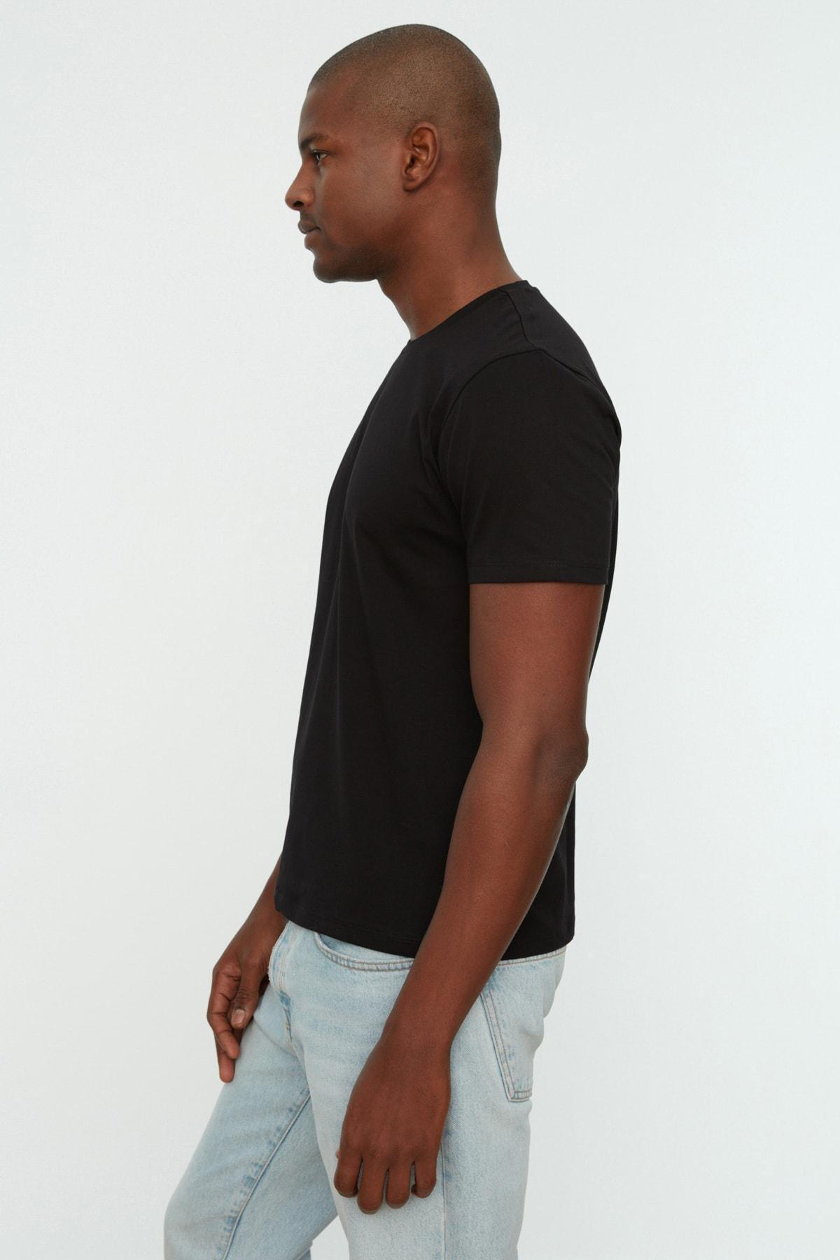 تيشيرت بقصة عادية، قطعتين، أسود, Black, large image number 8