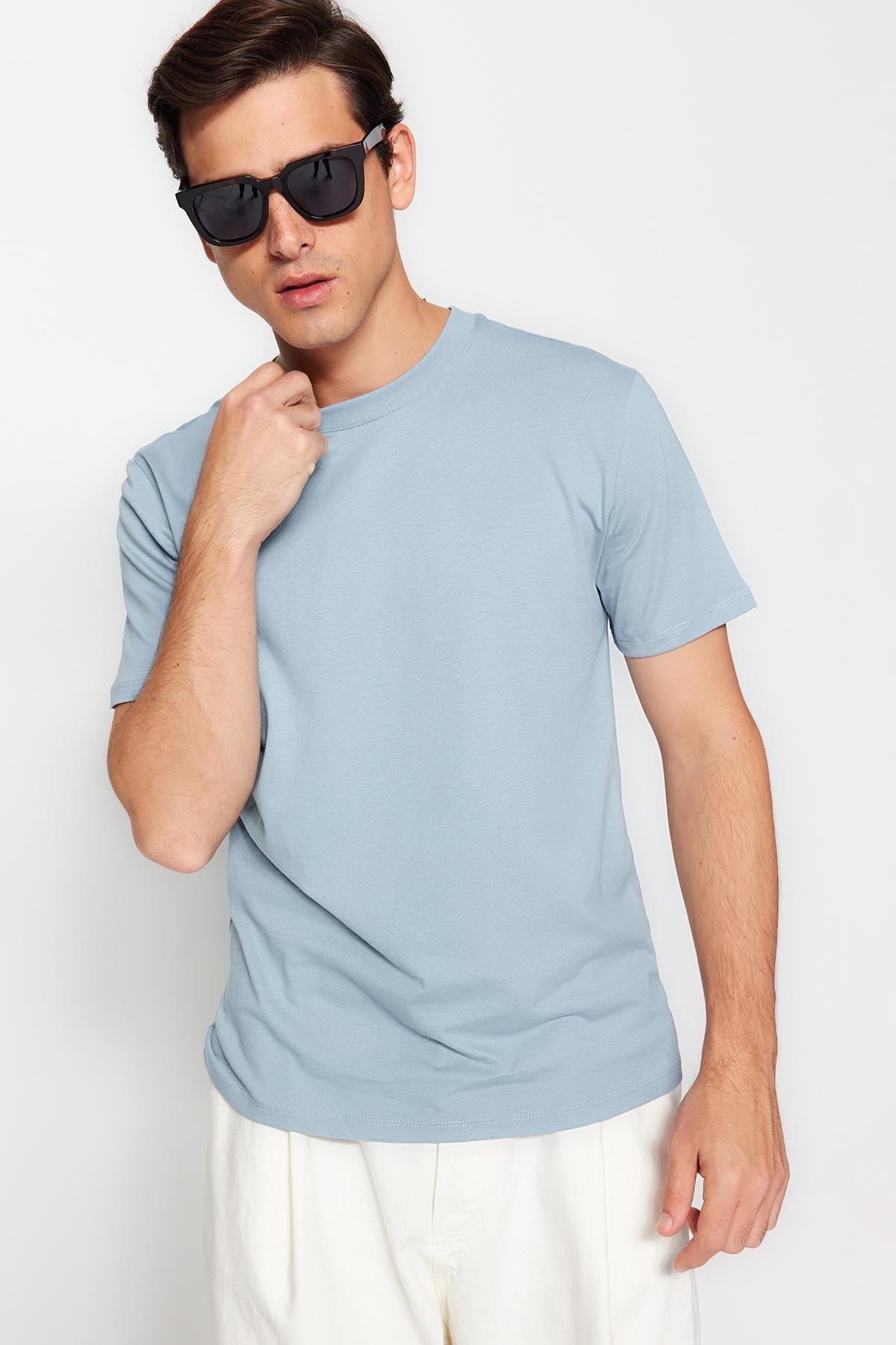 multicolour Slim Fit Cotton T-Shirt, Set Of 2, , large image number 1