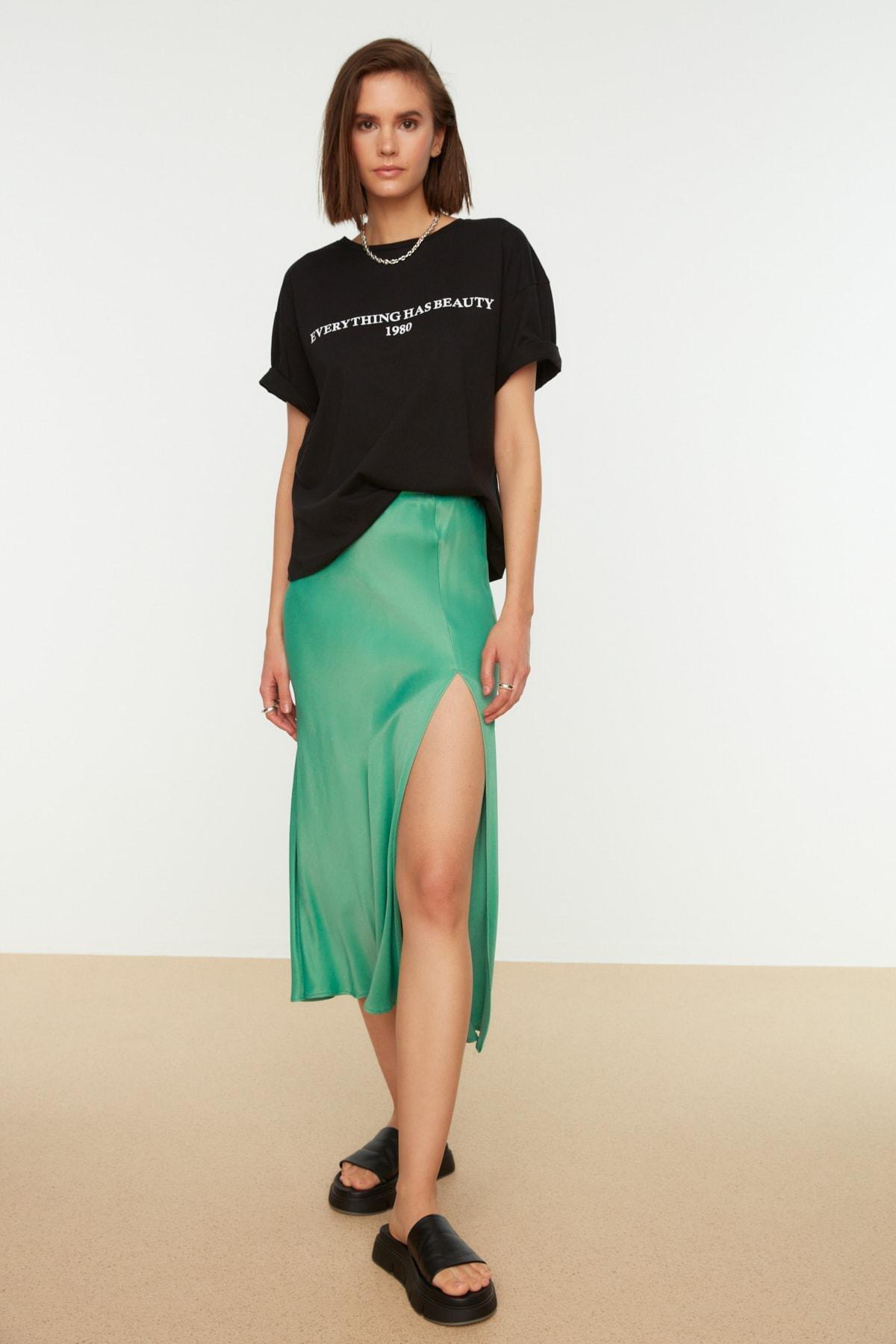 Black Oversize T-Shirt, , large image number 1