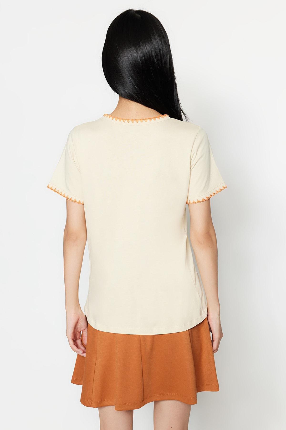 Gray Crew Neck T-Shirt, , large image number 5