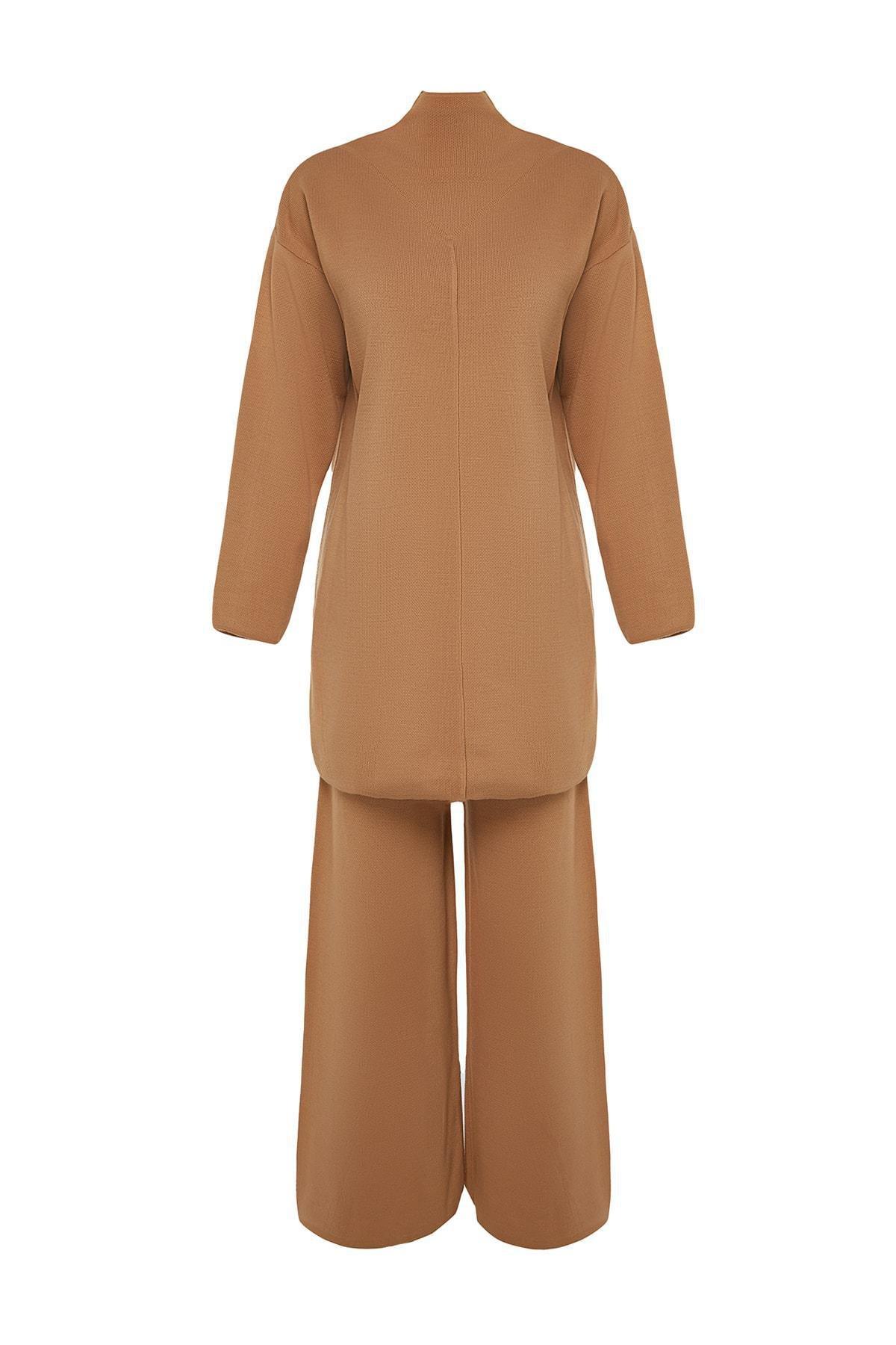 Brown Off-Shoulder Co-Ord Set, , large image number 7