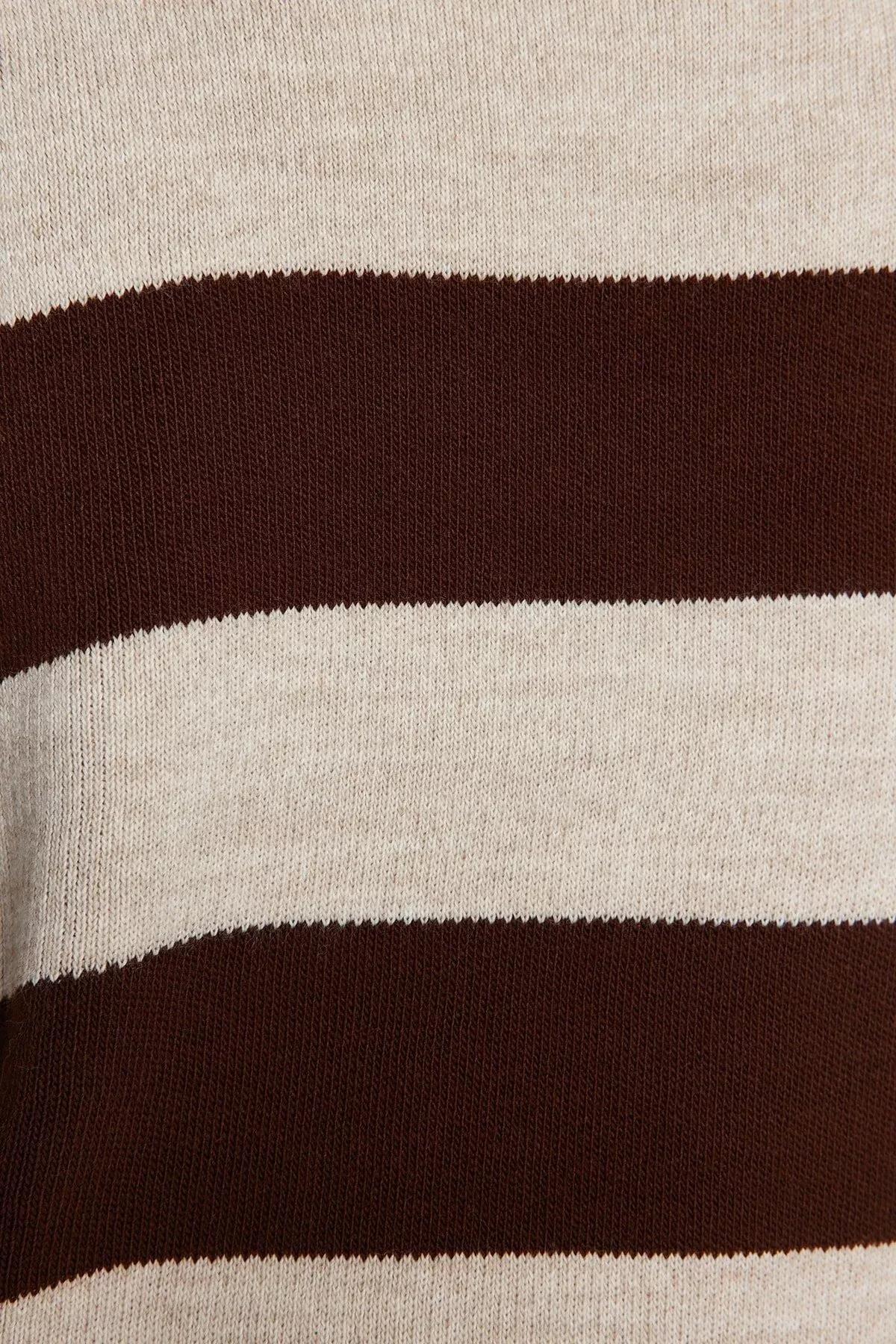 Brown Striped Oversize Co-Ord Set, Brown, large image number 3