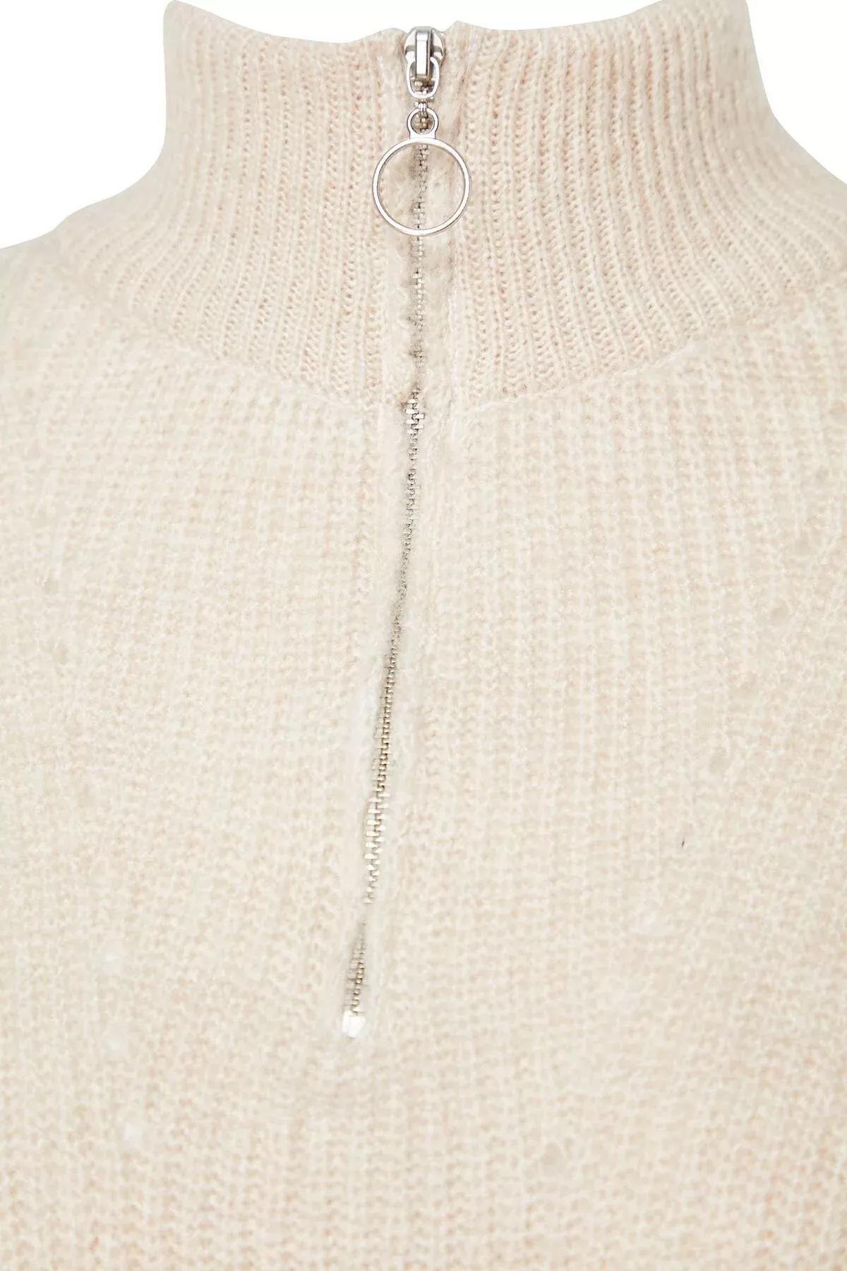 Beige Striped Sweater, Rock, large image number 6