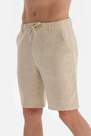 Dagi - Beige Linen Shorts