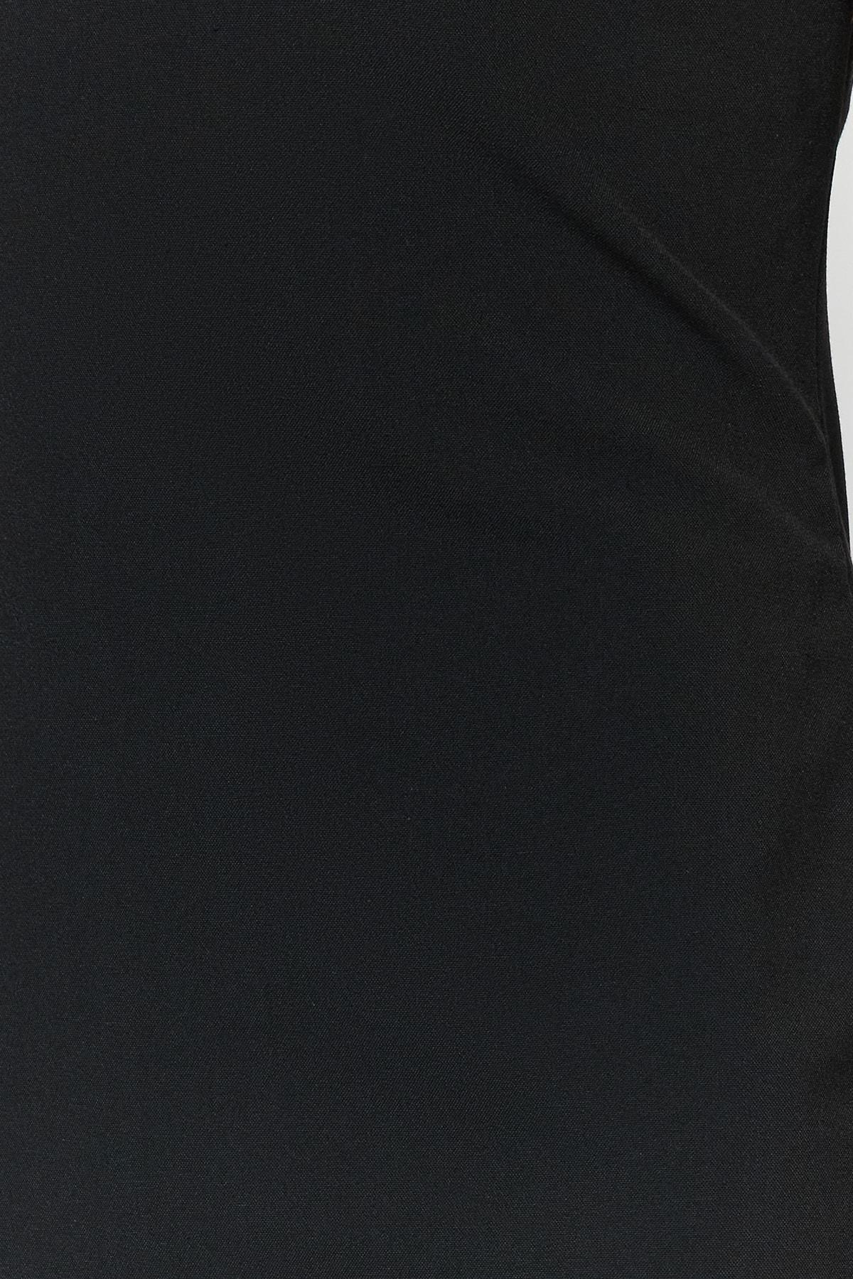 Black Strapless Shift Dress, , large image number 4