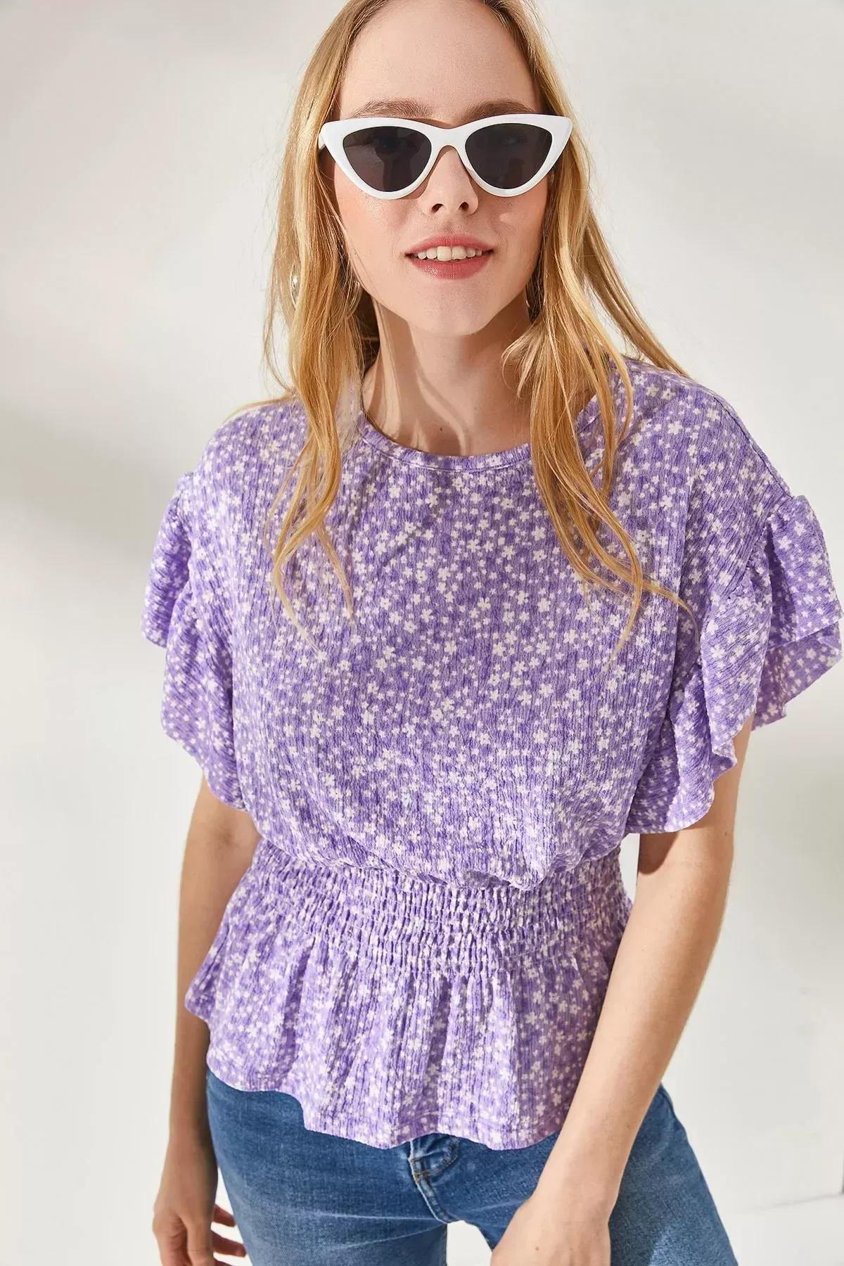 Purple Regular Blouse, , medium