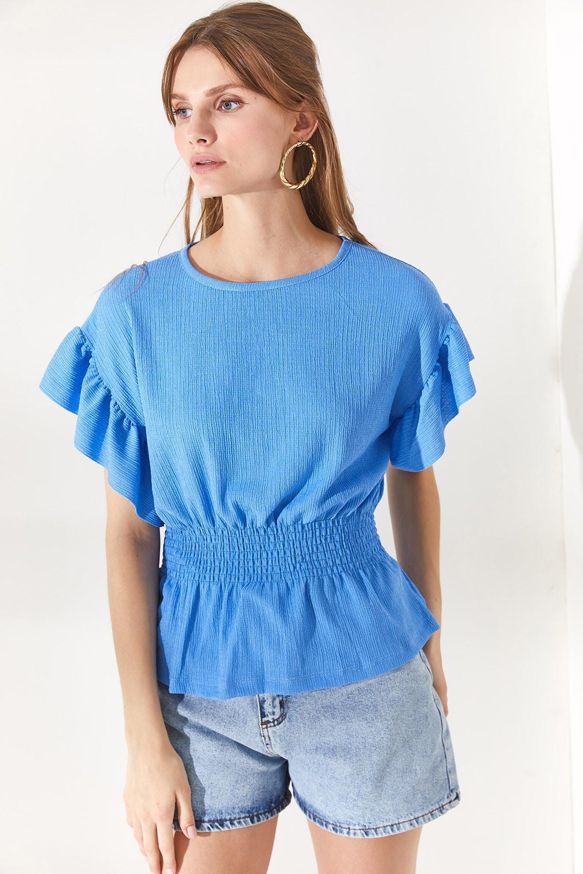 Regular Frills Ruffle Blouse, , large image number 0