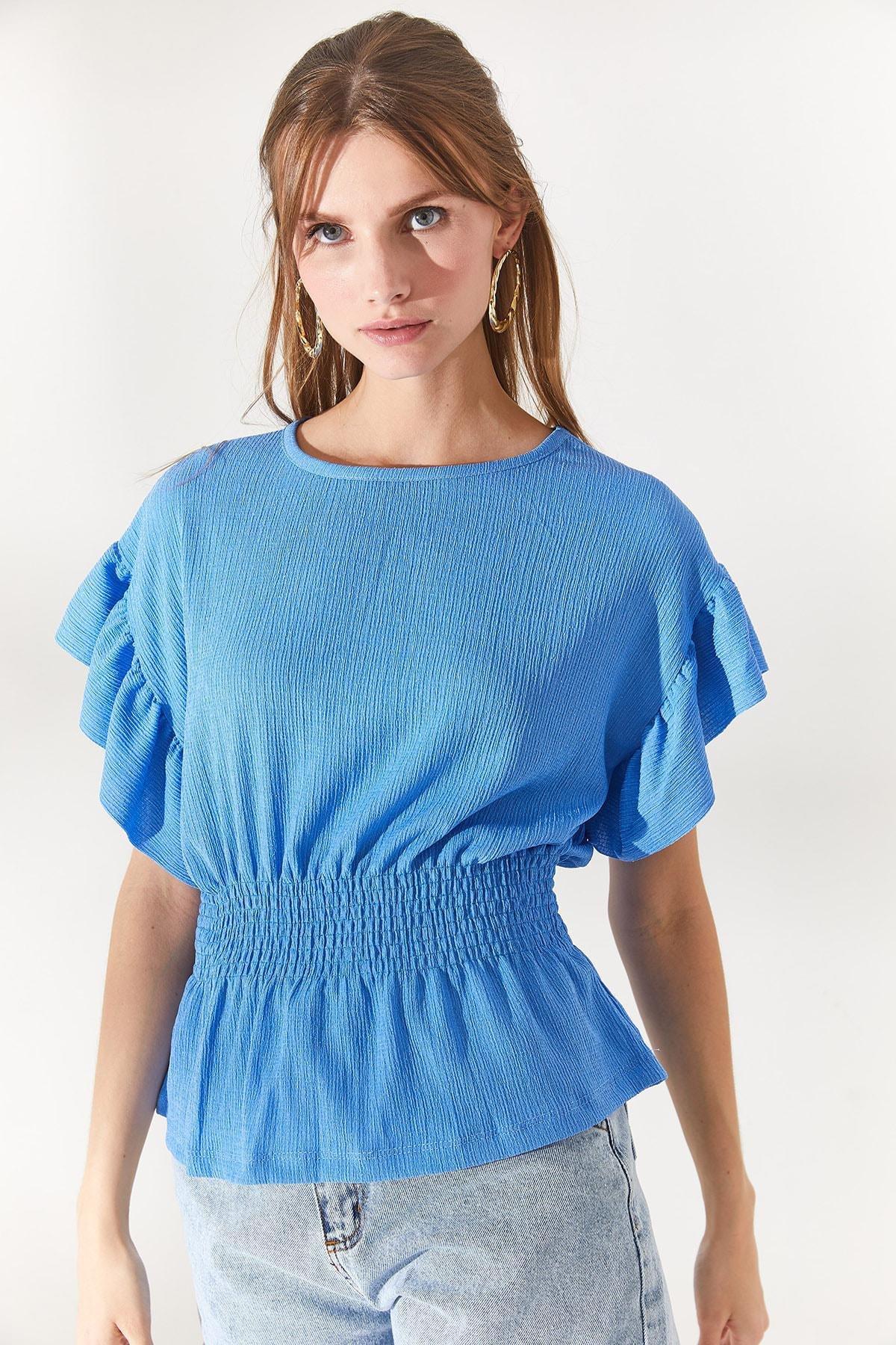 Regular Frills Ruffle Blouse, , large image number 1