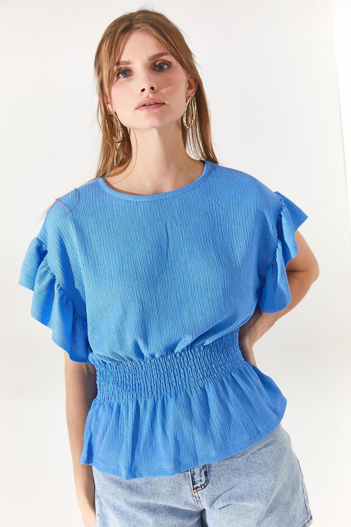 Regular Frills Ruffle Blouse, , large image number 2