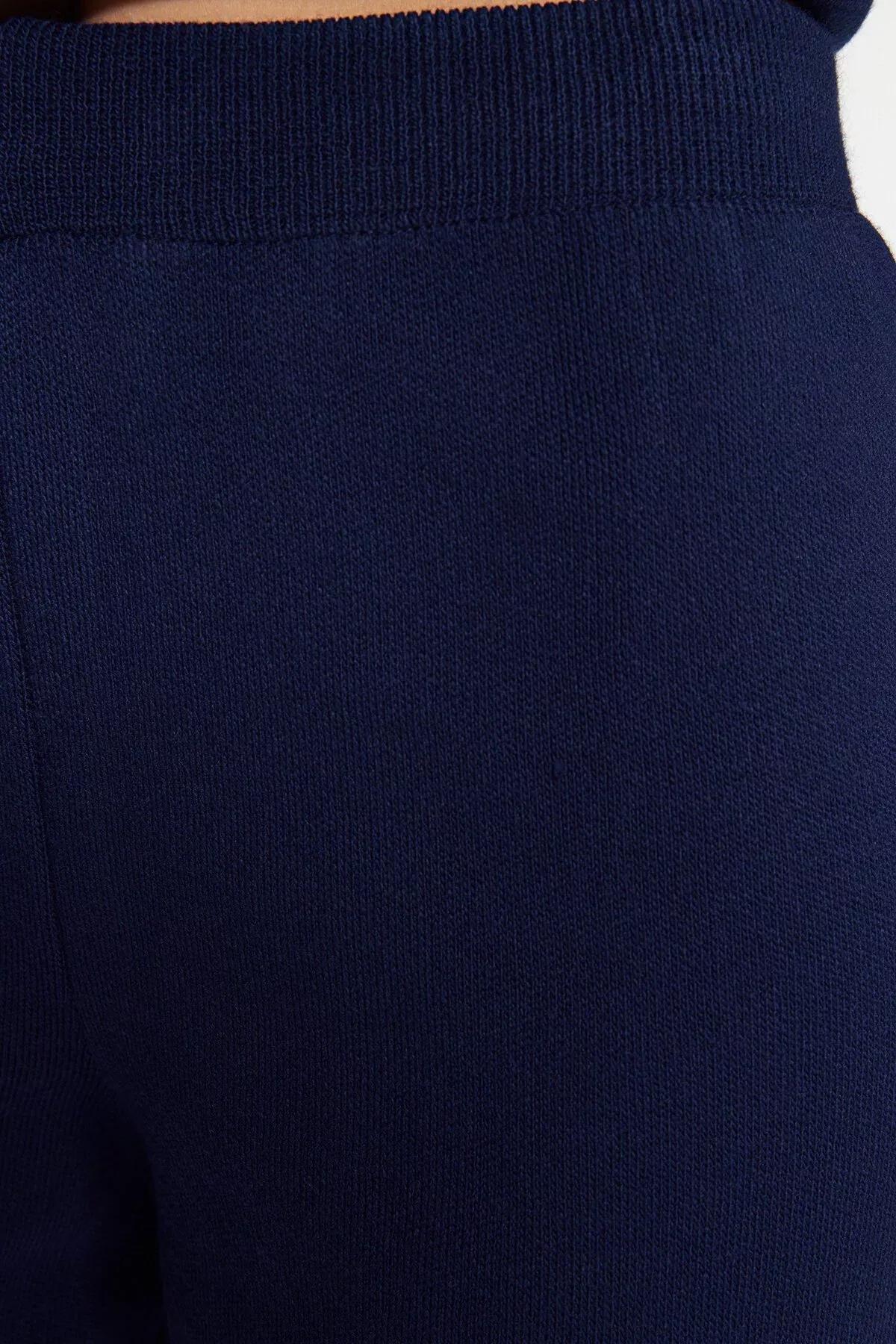 Navy striped sweater bottom top, , large image number 7