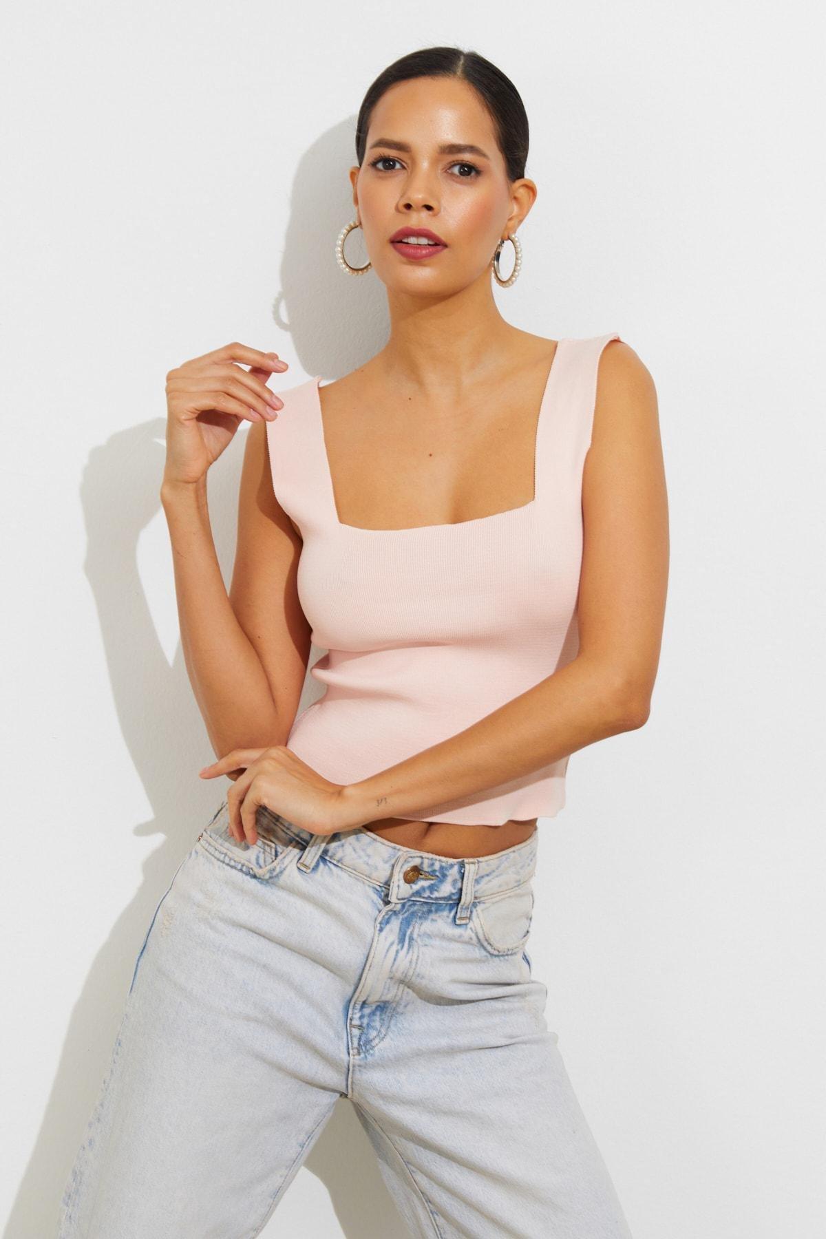 Pink Slim Top, , large image number 1