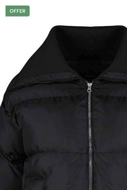 Trendyol Black Wide Collar Puffer Jacket | Azadea UAE Trendyol Black Wide Collar Puffer Jacket | Azadea UAE