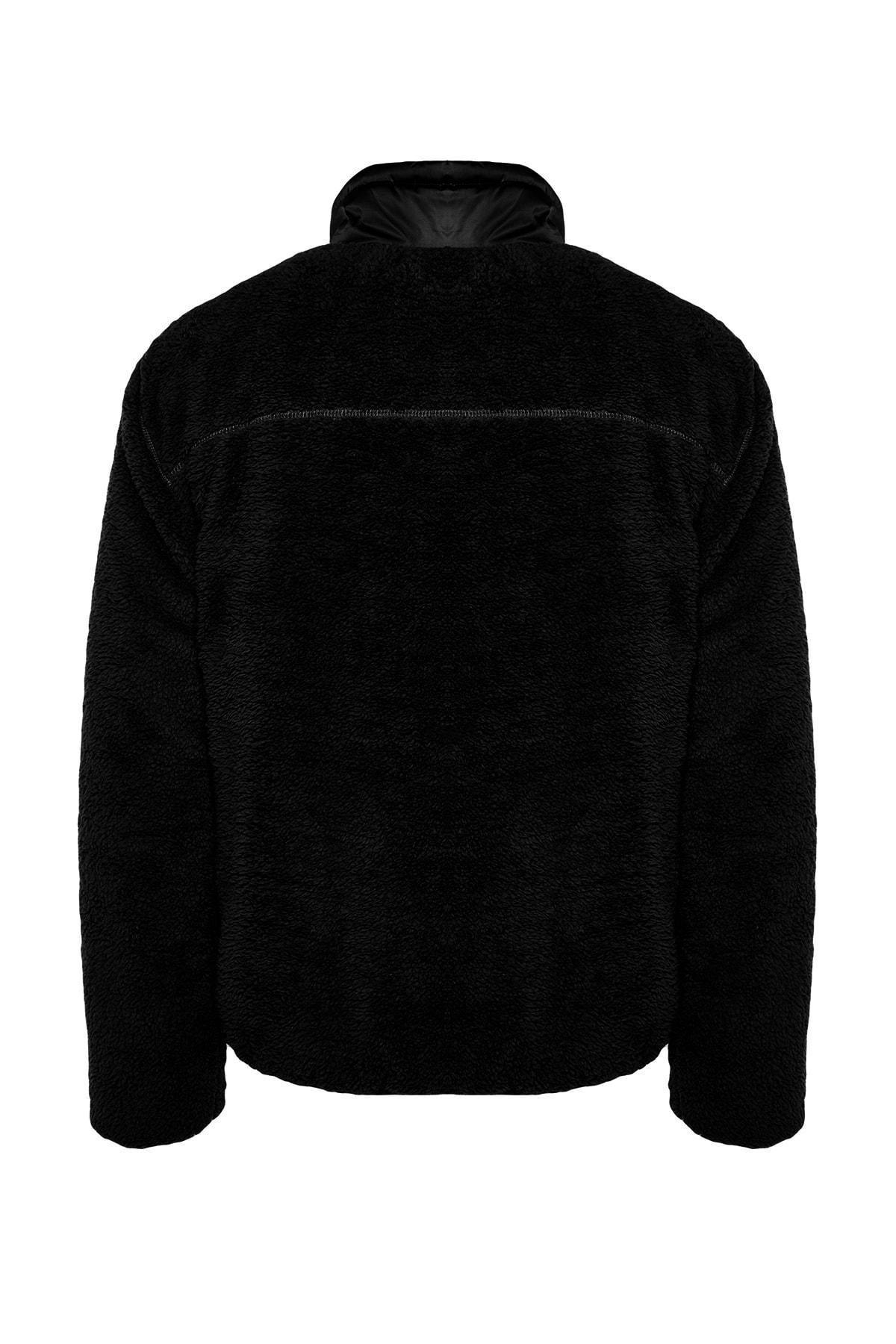 Black Basic Jacket, , large image number 6