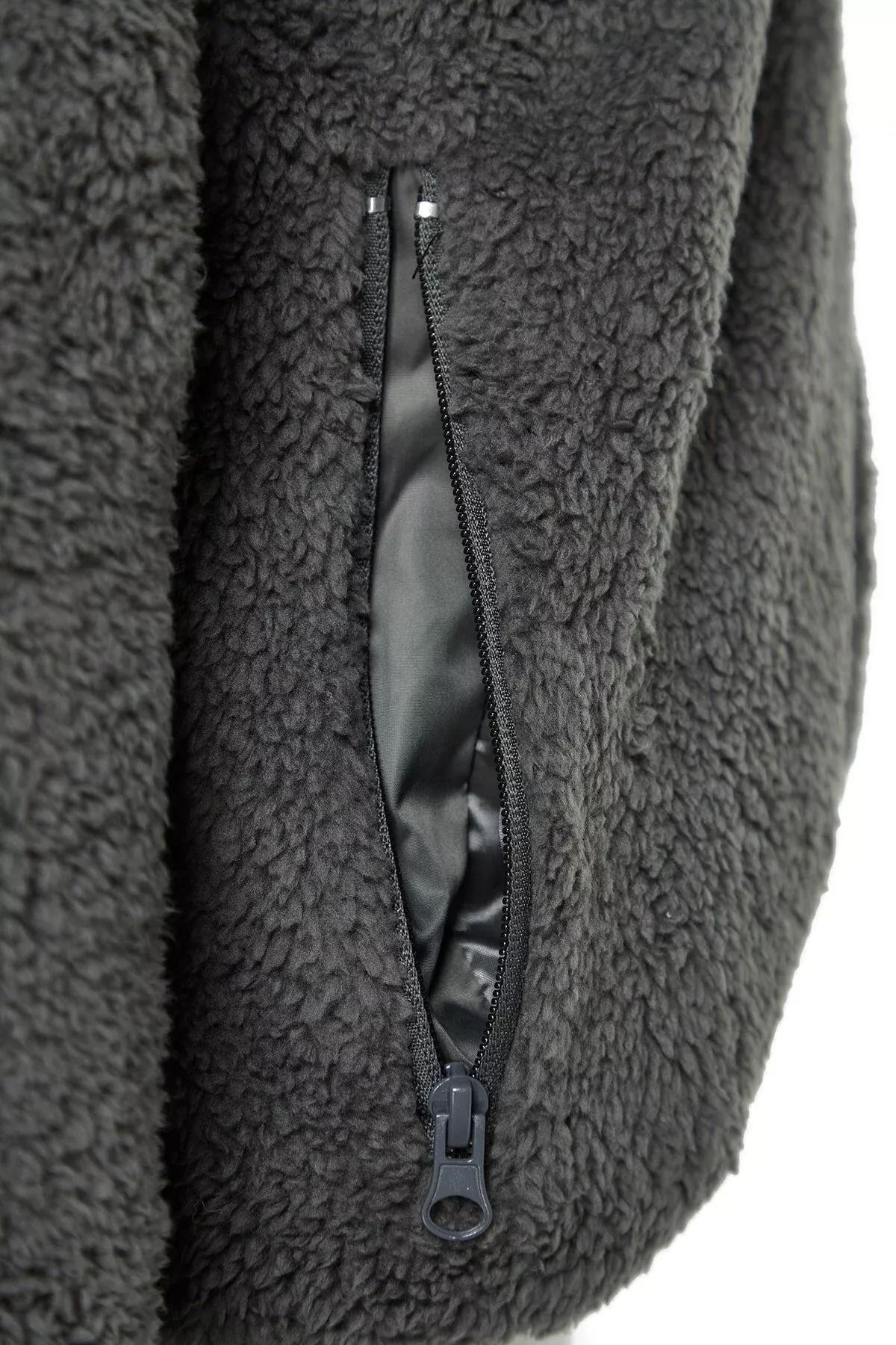 Grey Basic Jacket, Anthracite, large image number 7