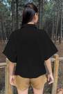 Alacati - Black Collared Shirt