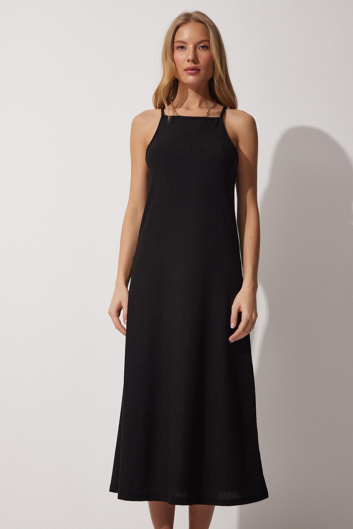 Black Knitted Dress, , large image number 3