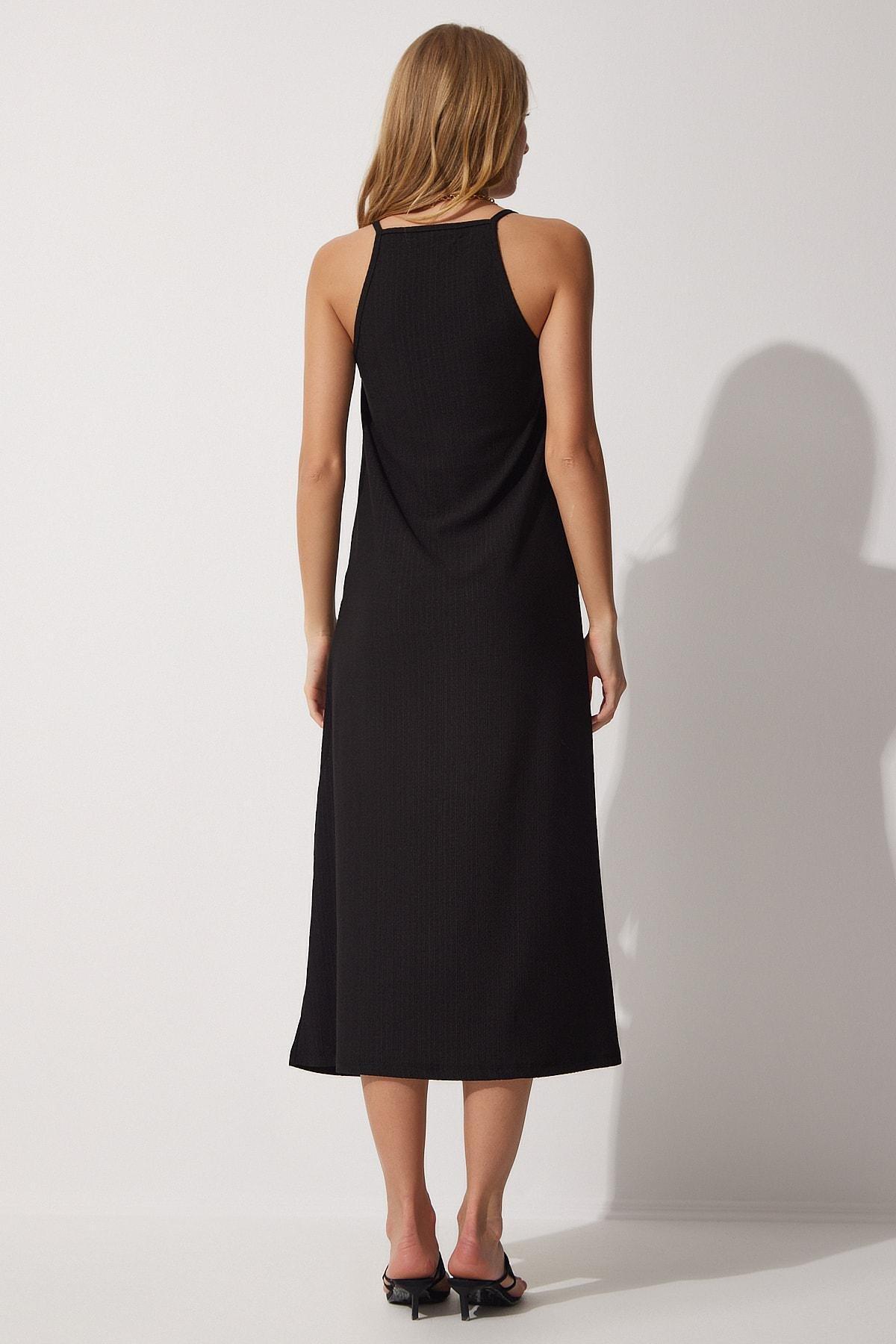 Black Knitted Dress, , large image number 4