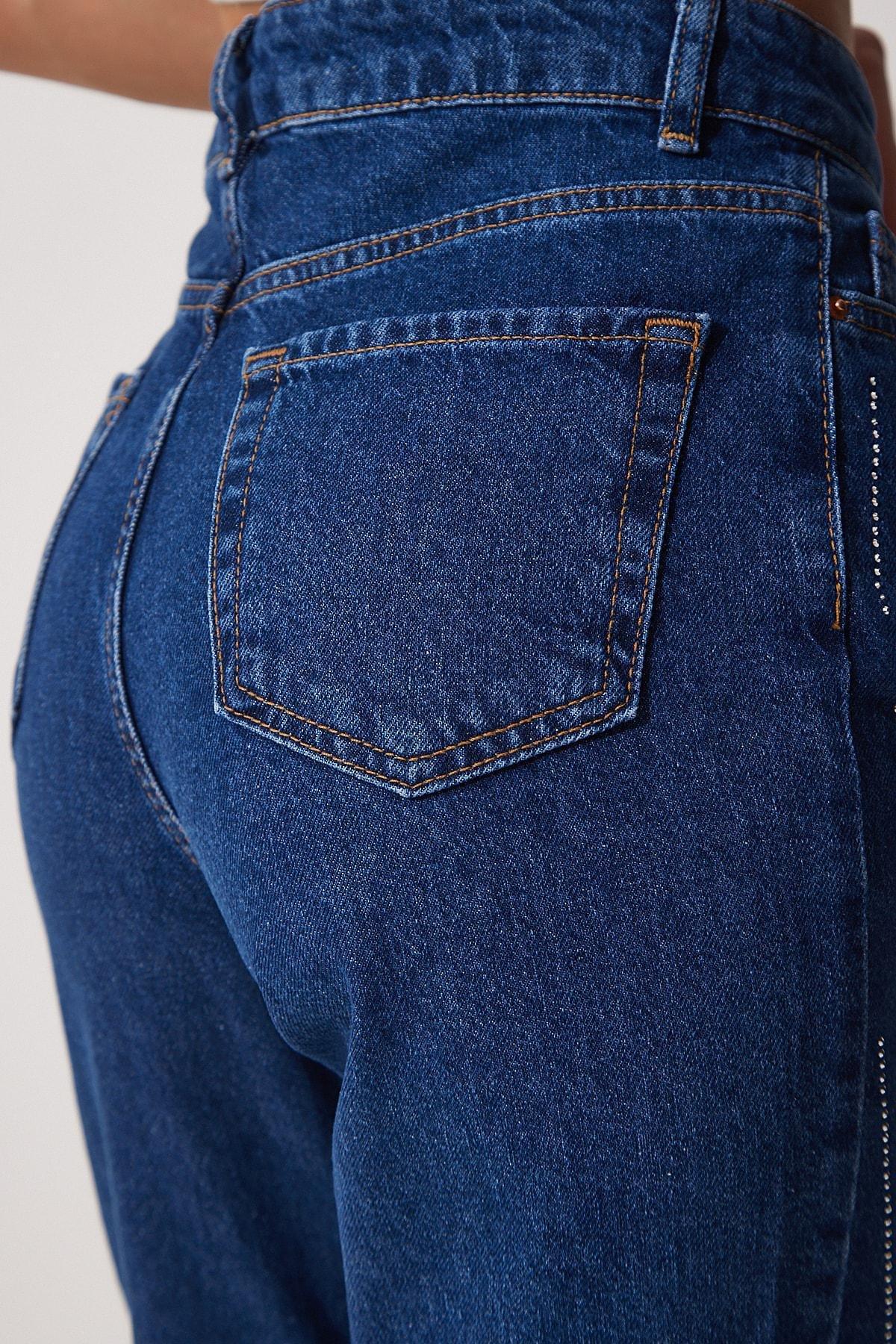 Blue Mom Pants, , large image number 3