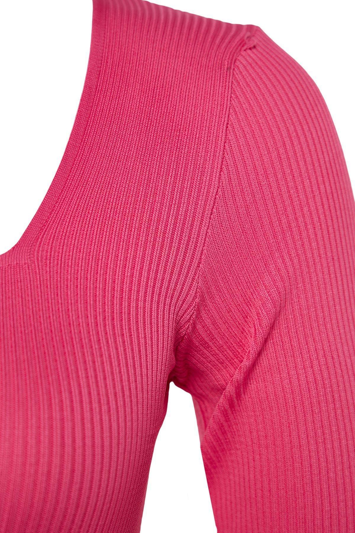 Pink Bodycon Plus Size Dress, , large image number 6