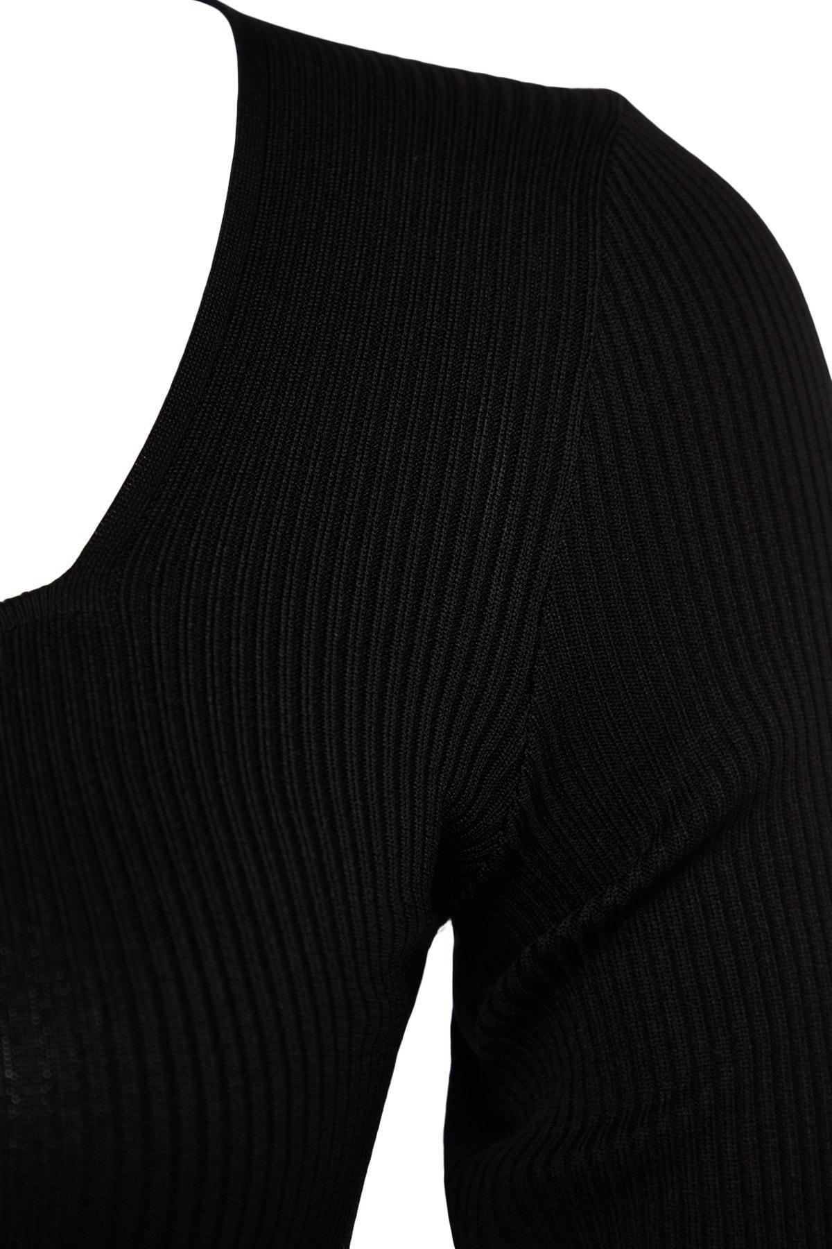 Black Bodycon Plus Size Dress, , large image number 6