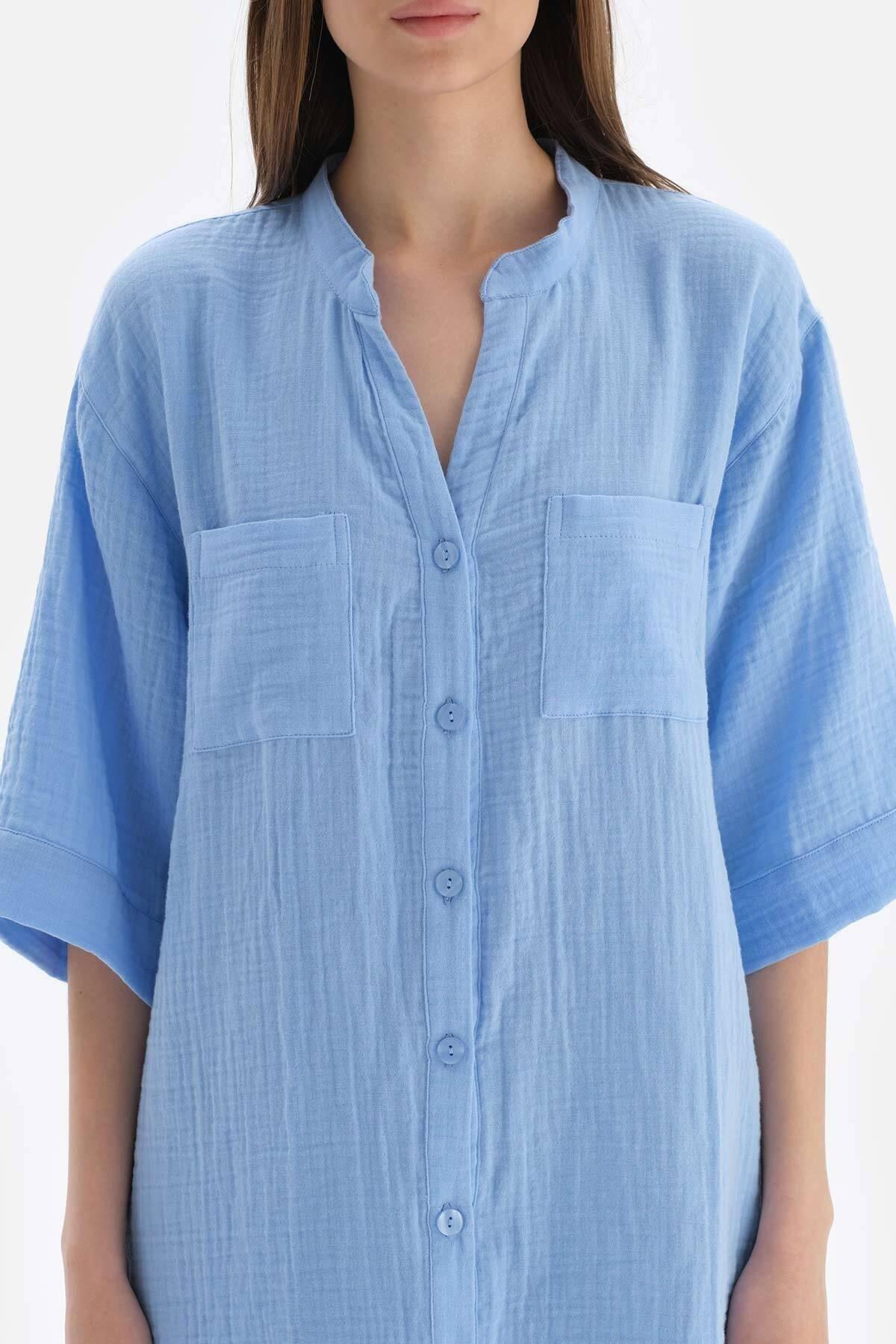 Dagi - Blue Muslin Shirt