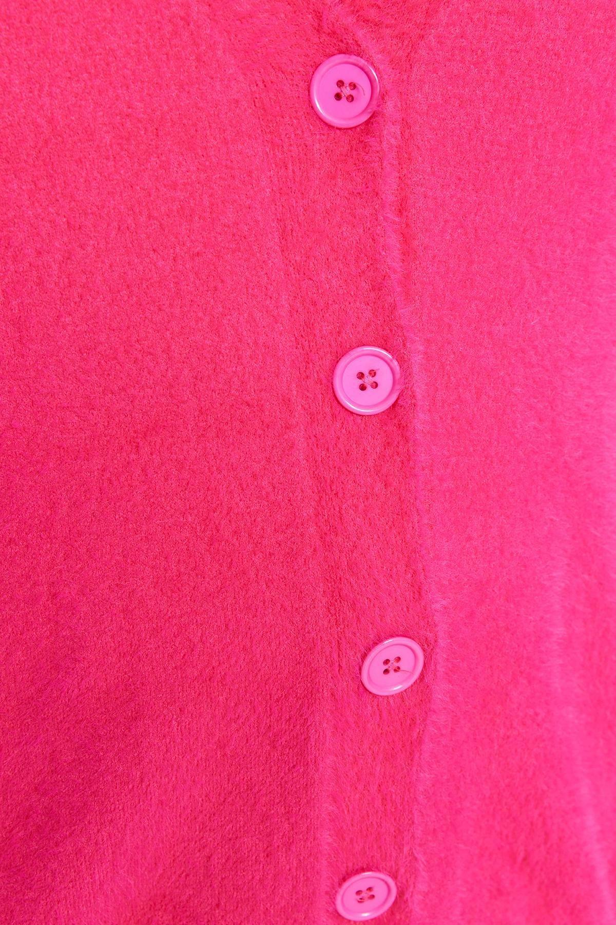 Pink Detailed Knitted Blouse, , large image number 3