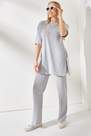 Olalook - Grey Relaxed Crew Neck Co-Ord Set
