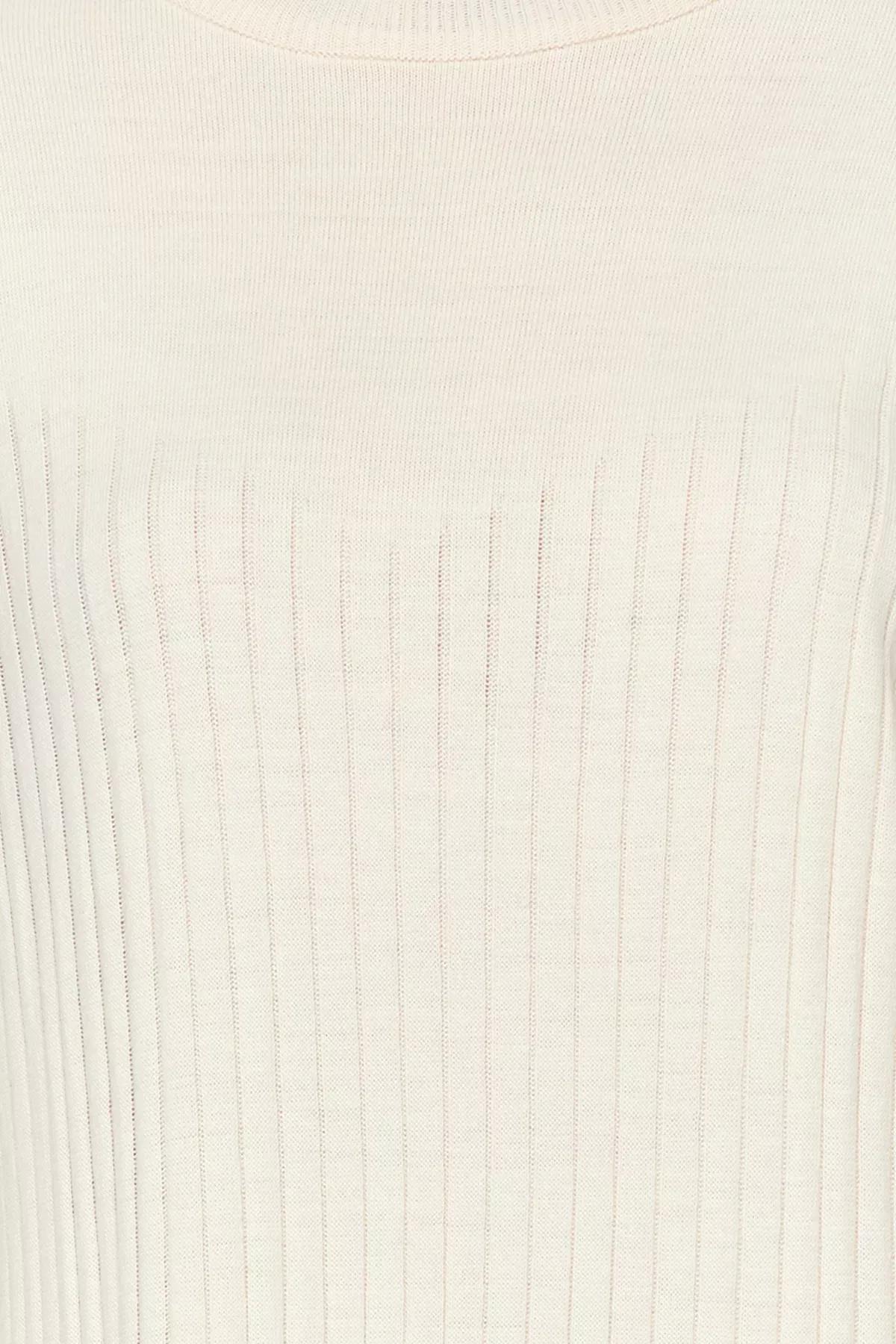 Ribbed Sweater Maxi Dress, STONE, large image number 3