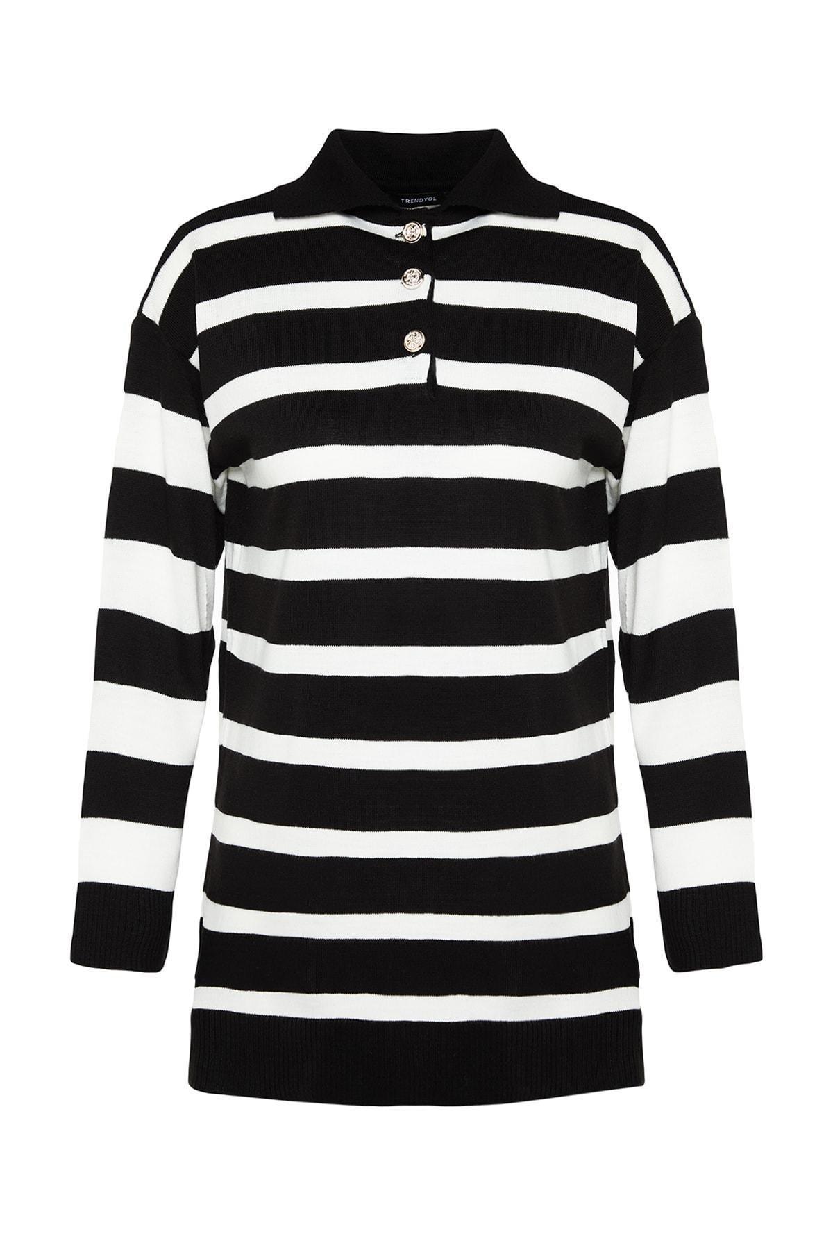 Black Off-Shoulder Sweater, BLACK, large image number 6