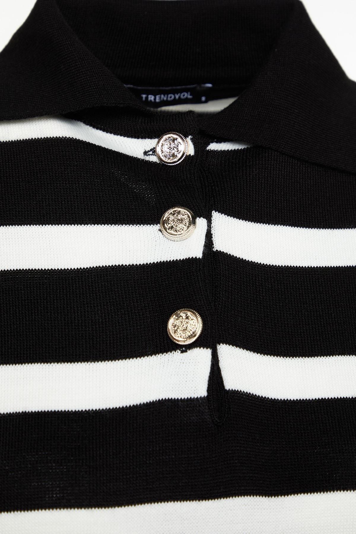 Black Off-Shoulder Sweater, BLACK, large image number 7