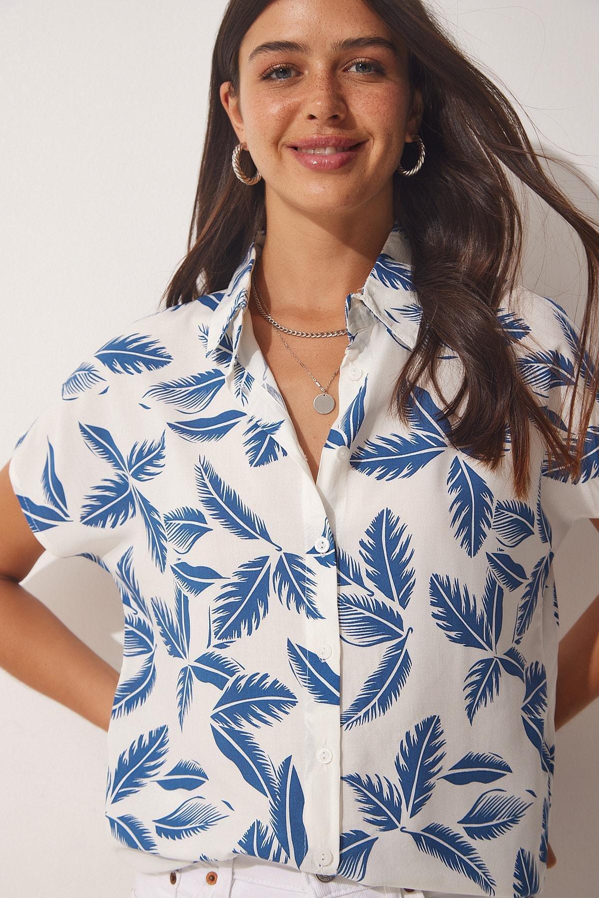 Blue Patterned Shirt, , large image number 0