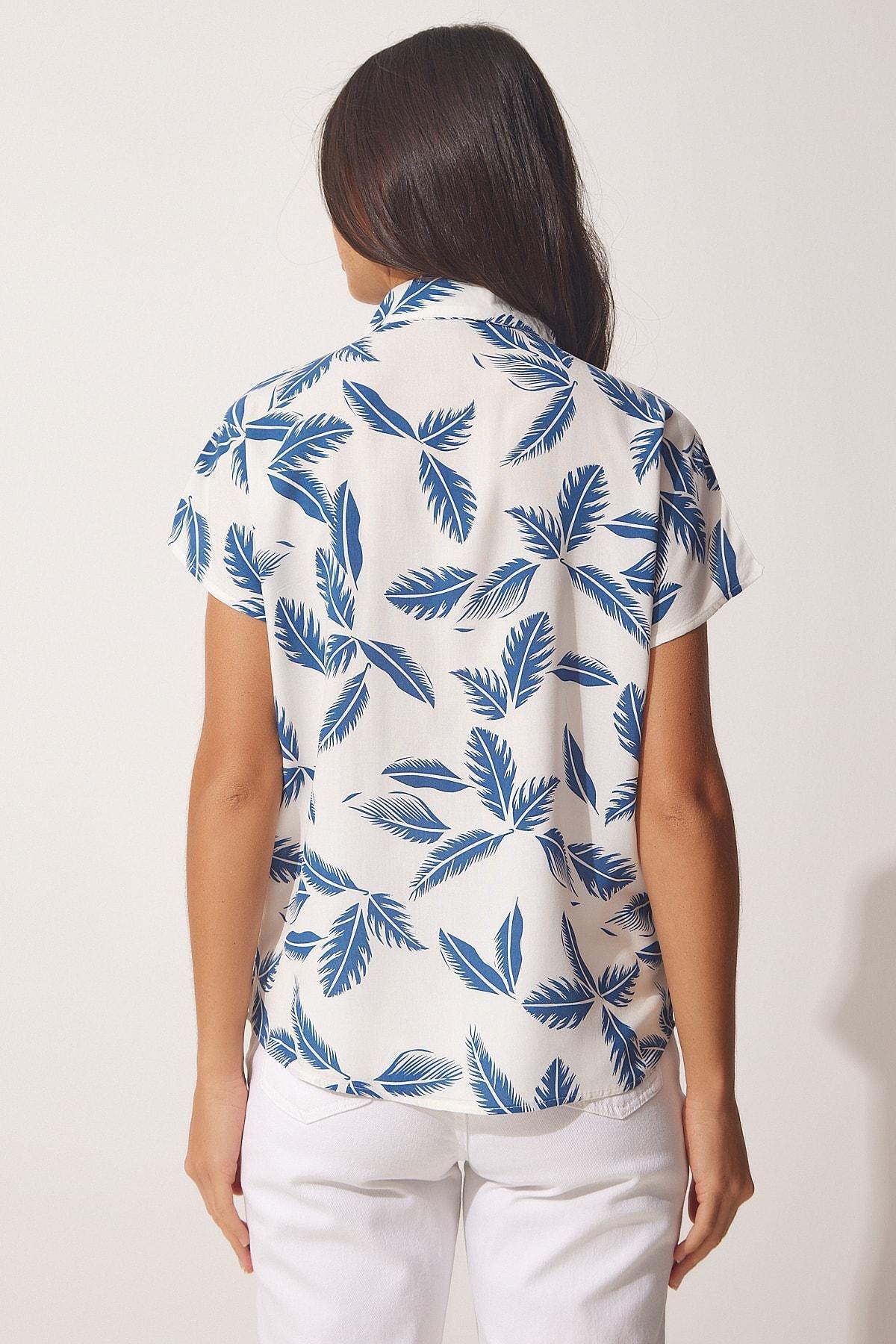 Blue Patterned Shirt, , large image number 2