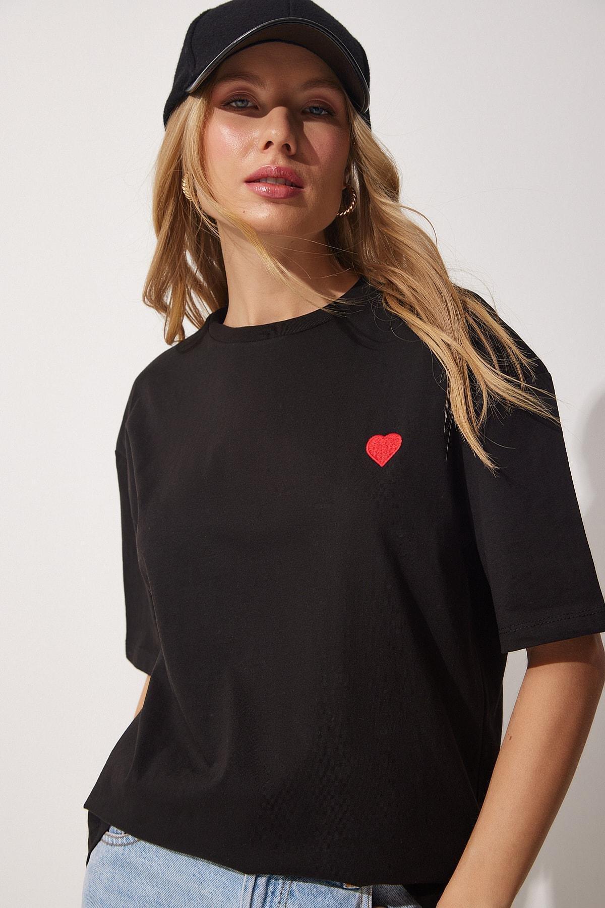 Black Oversized T-Shirt, , medium
