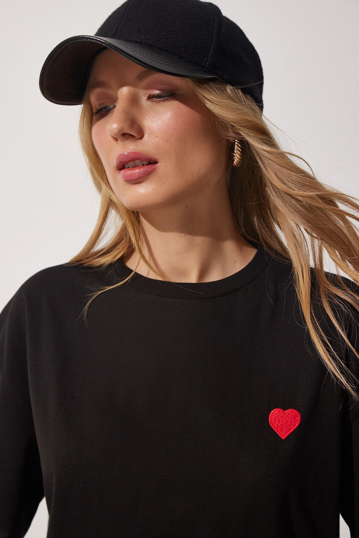 Black Oversized T-Shirt, , large image number 1
