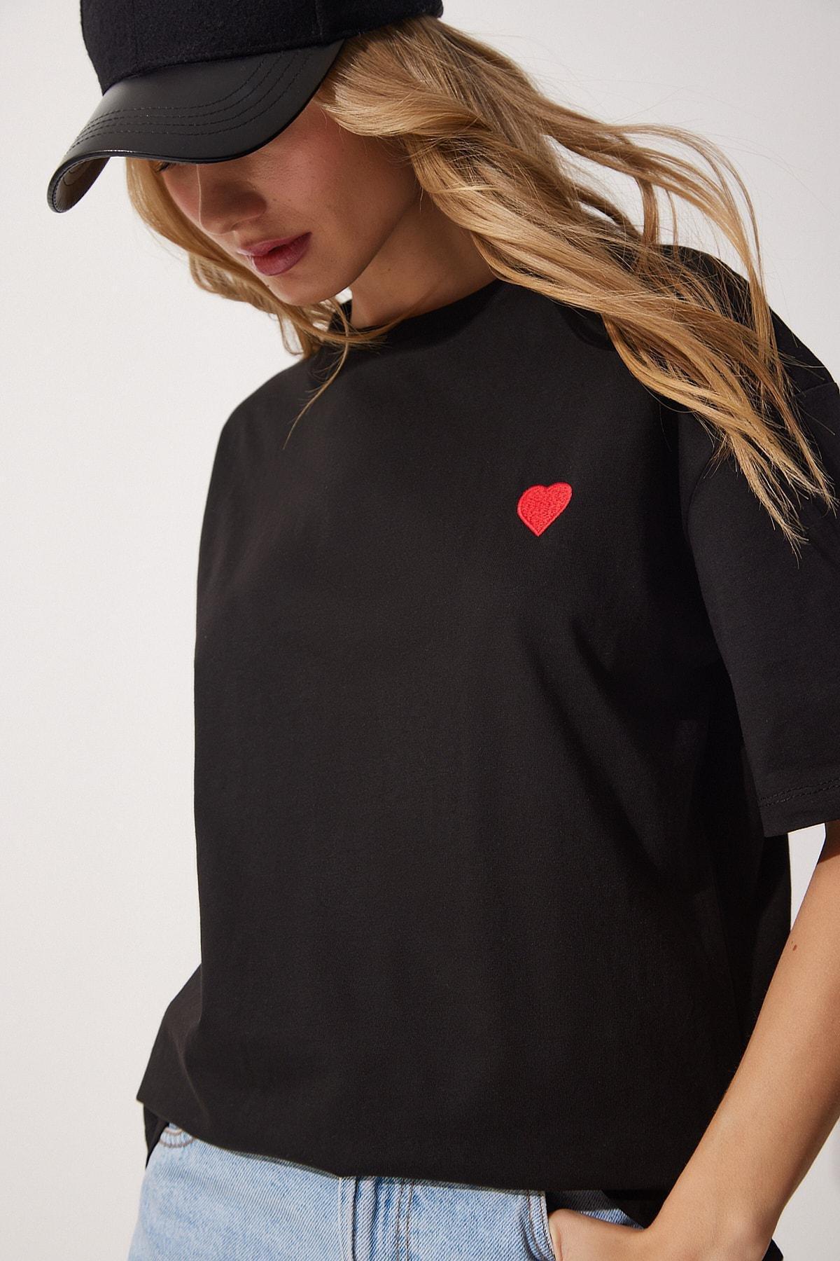 Black Oversized T-Shirt, , large image number 2