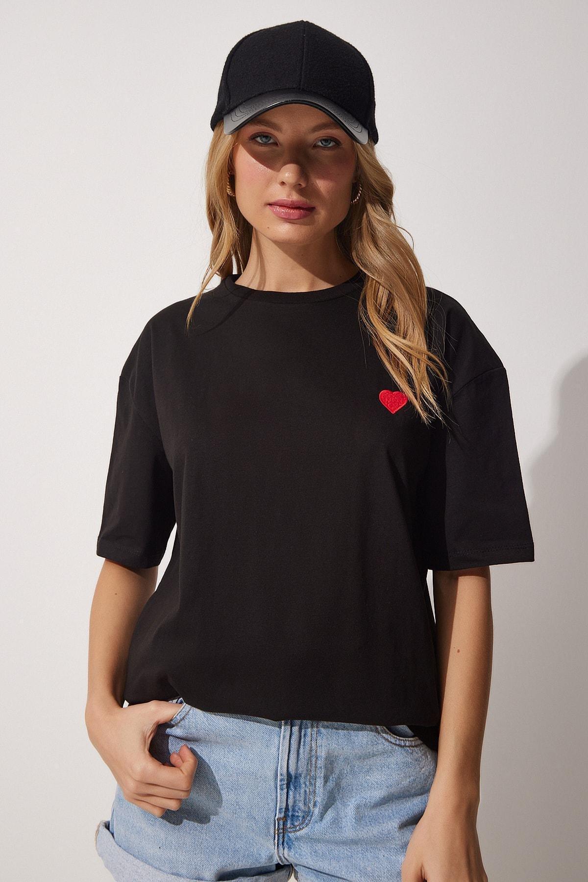Black Oversized T-Shirt, , large image number 4