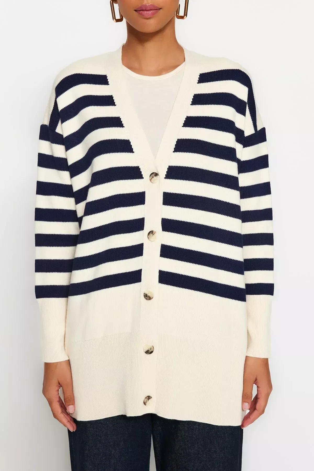 Beige Relaxed Cardigan, Rock, large image number 2