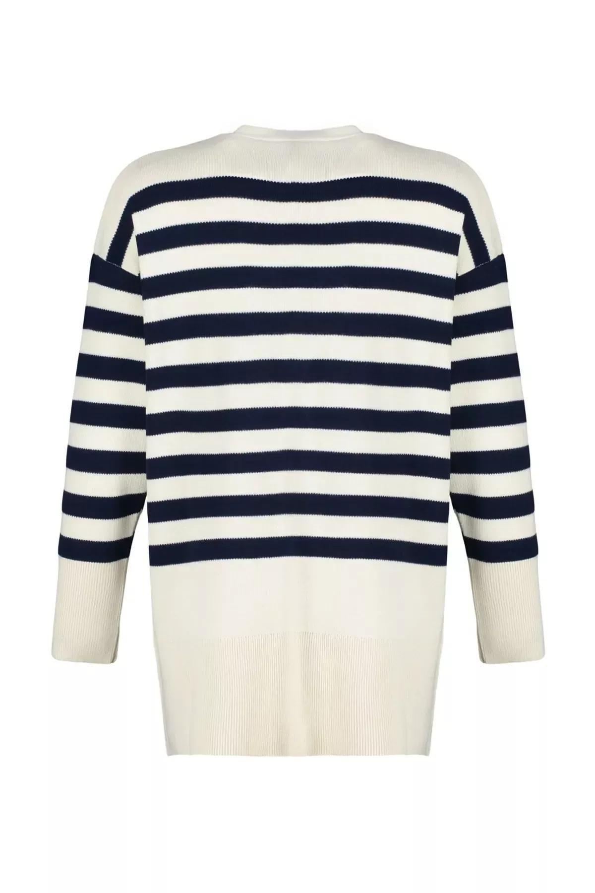 Beige Relaxed Cardigan, Rock, large image number 6