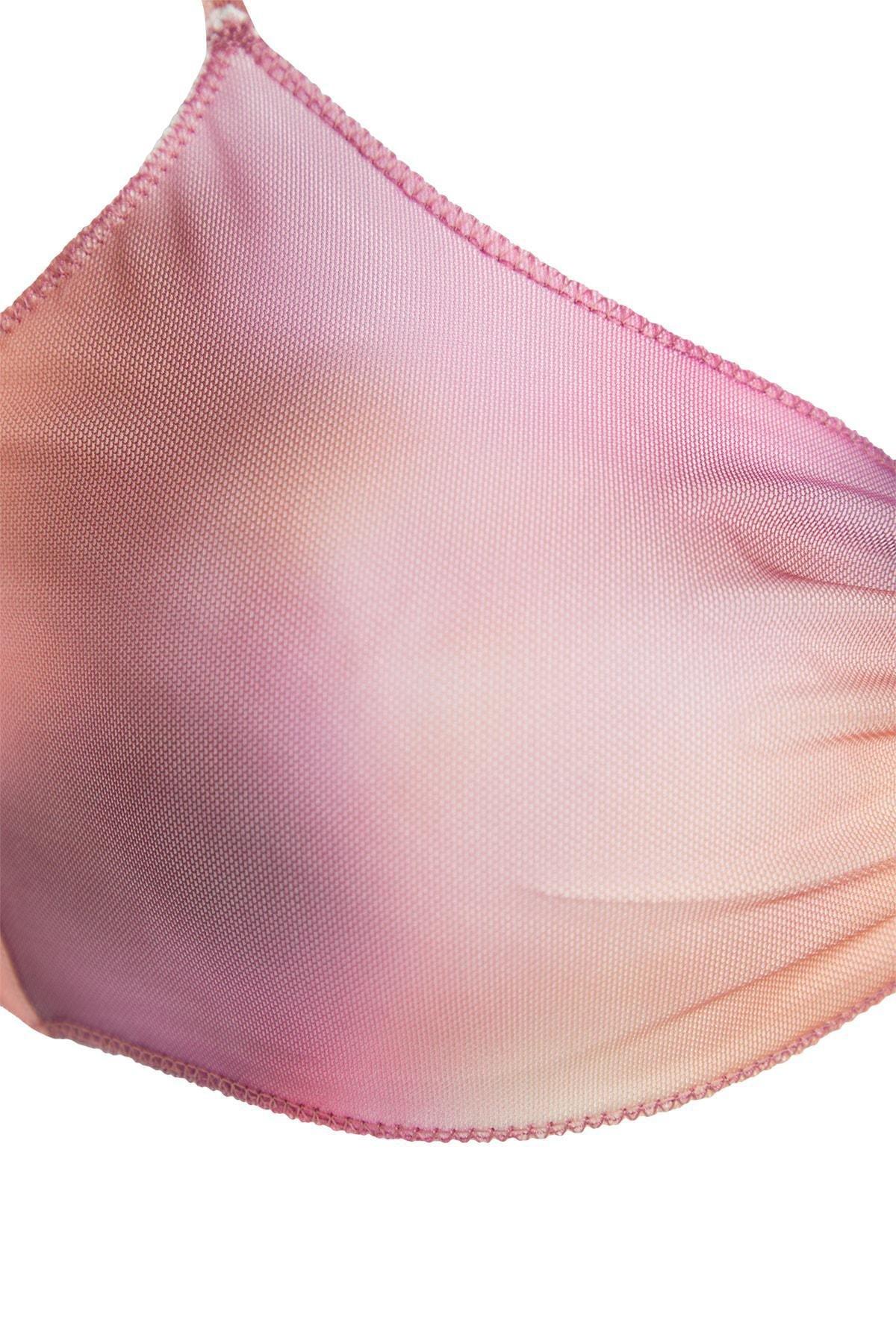 Multicolour Colour Gradient Bikini Top, C101_582, large image number 6