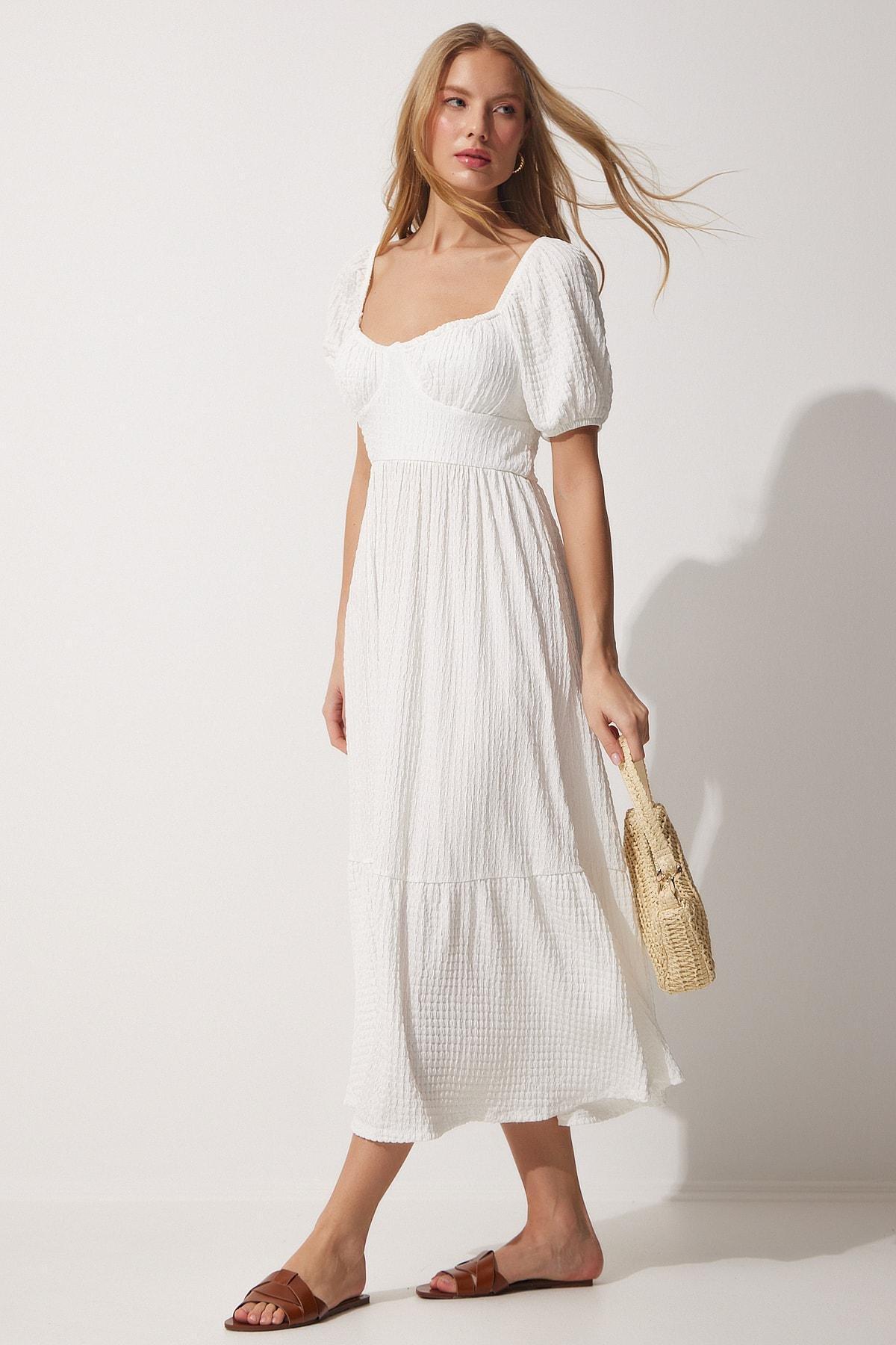 White A-Line Dress, , large image number 0