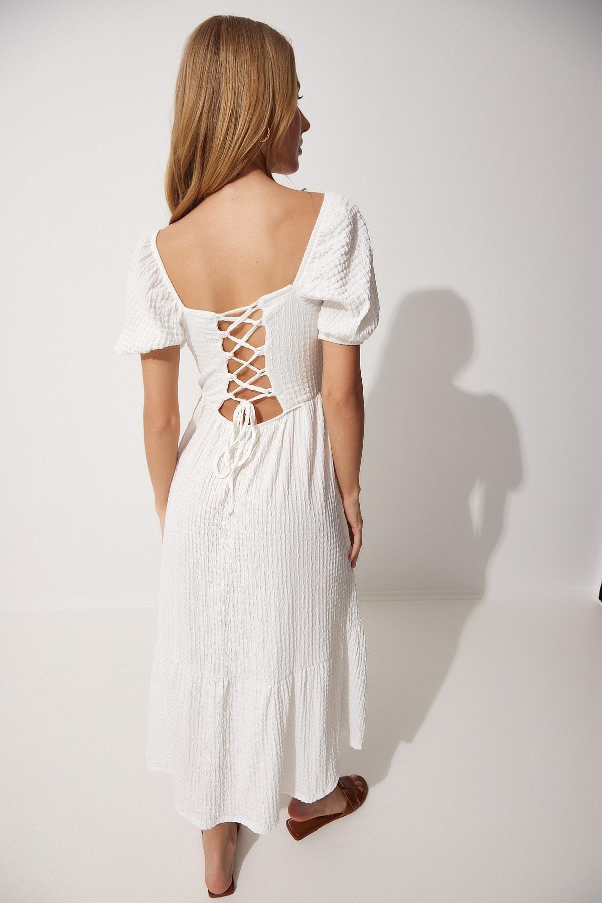 White A-Line Dress, , large image number 1