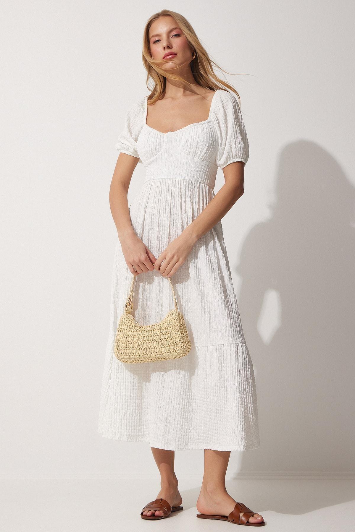 White A-Line Dress, , large image number 2