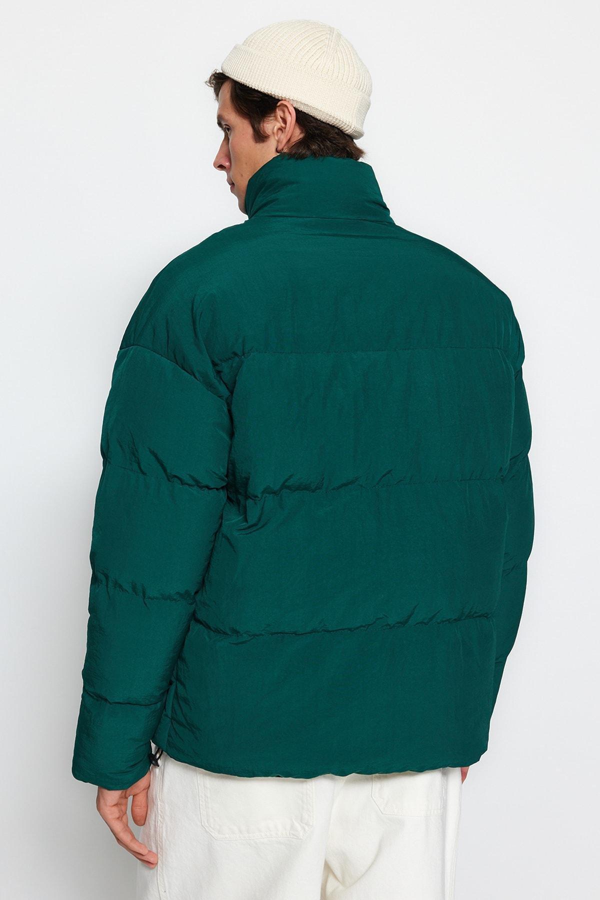 Green Puffer Jacket, , large image number 3