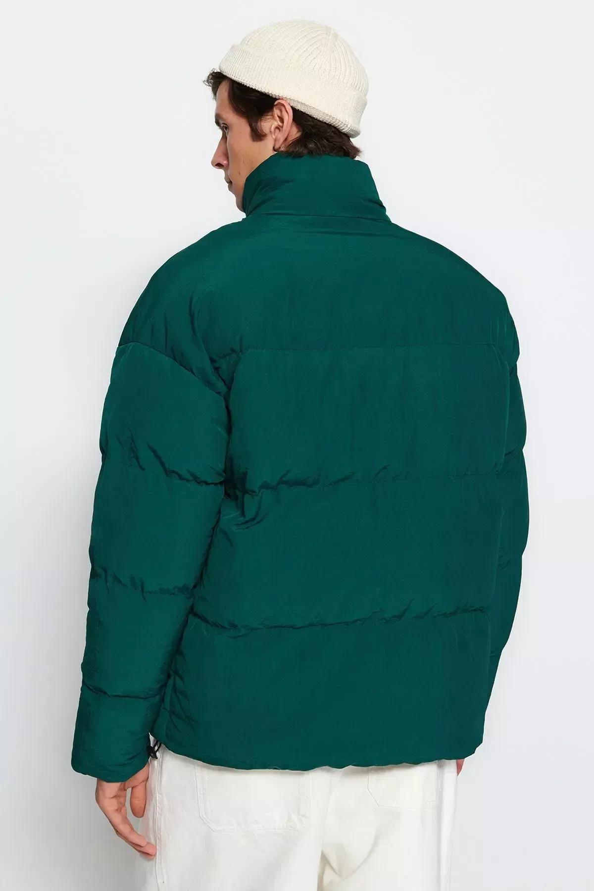 Green Puffer Jacket, , large image number 3