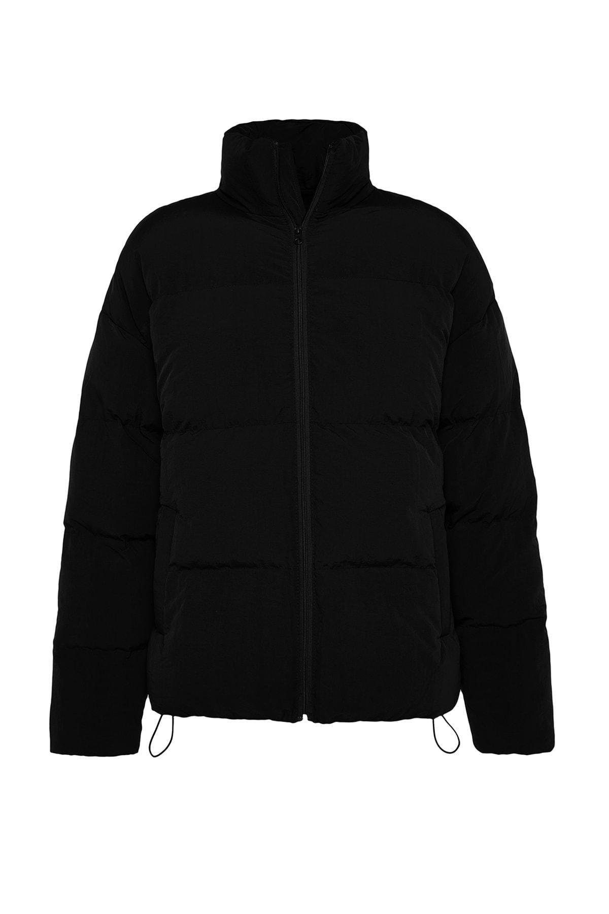 Black Puffer Jacket, , large image number 6