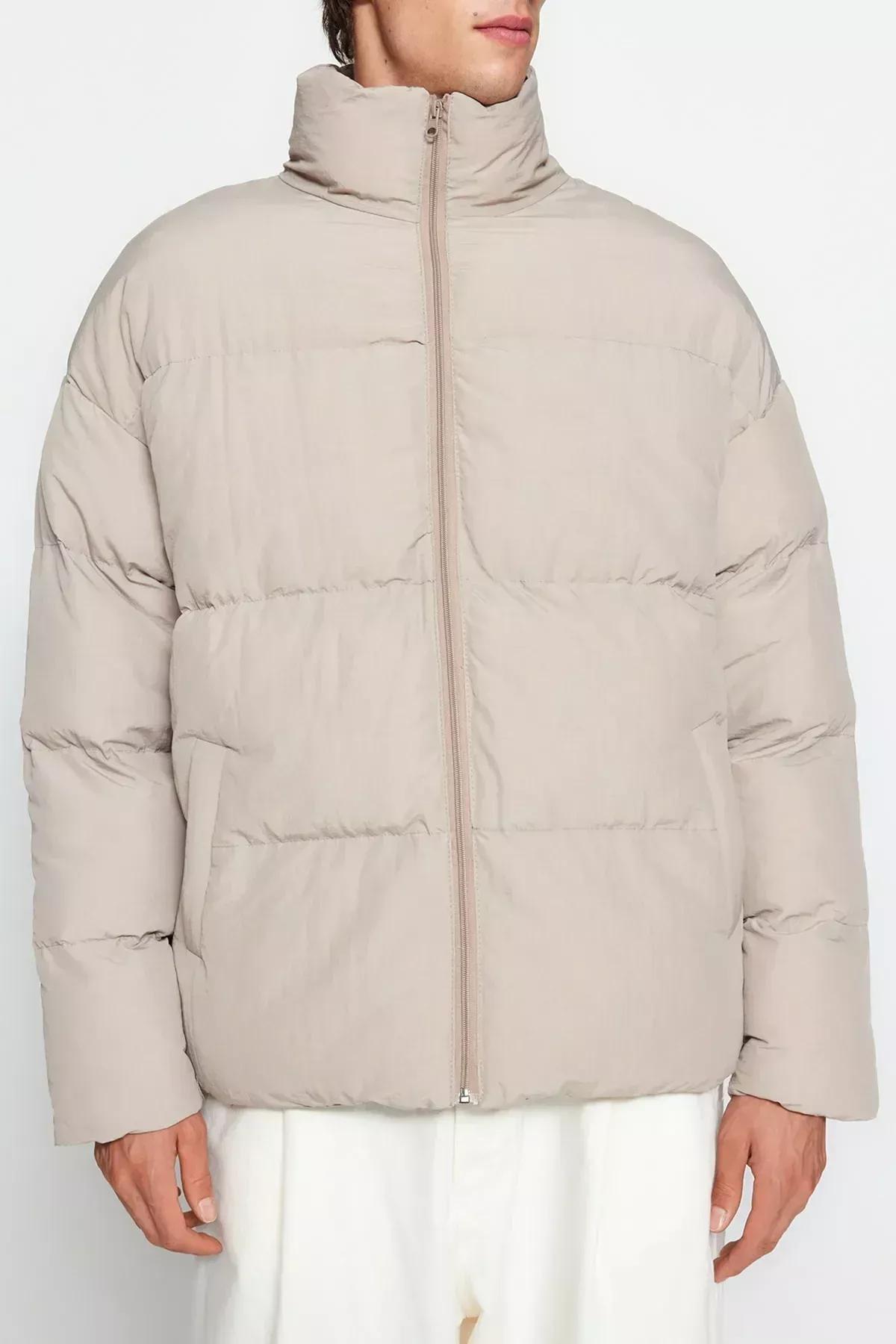 Beige Puffer Jacket, Rock, large image number 3