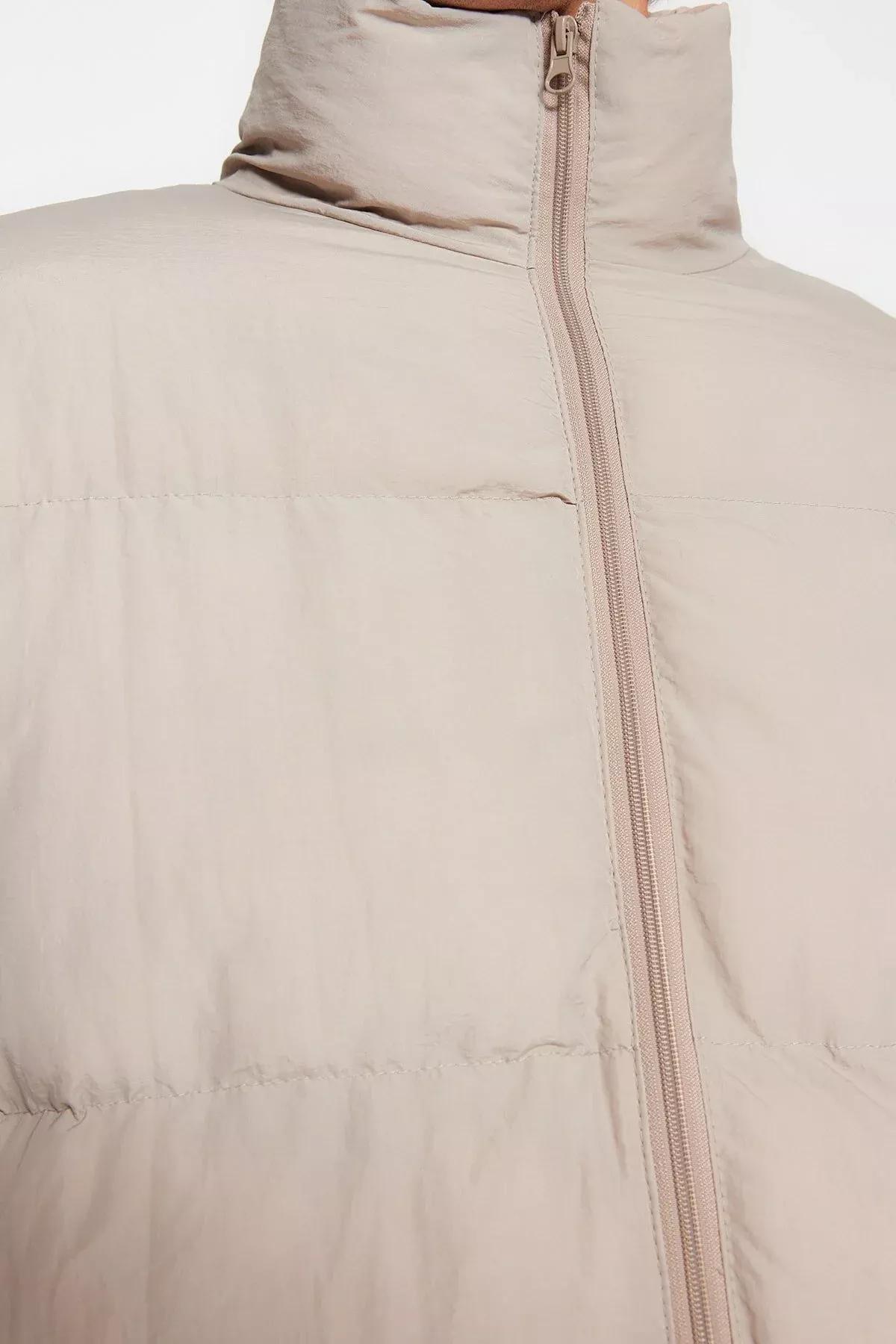 Beige Puffer Jacket, Rock, large image number 4