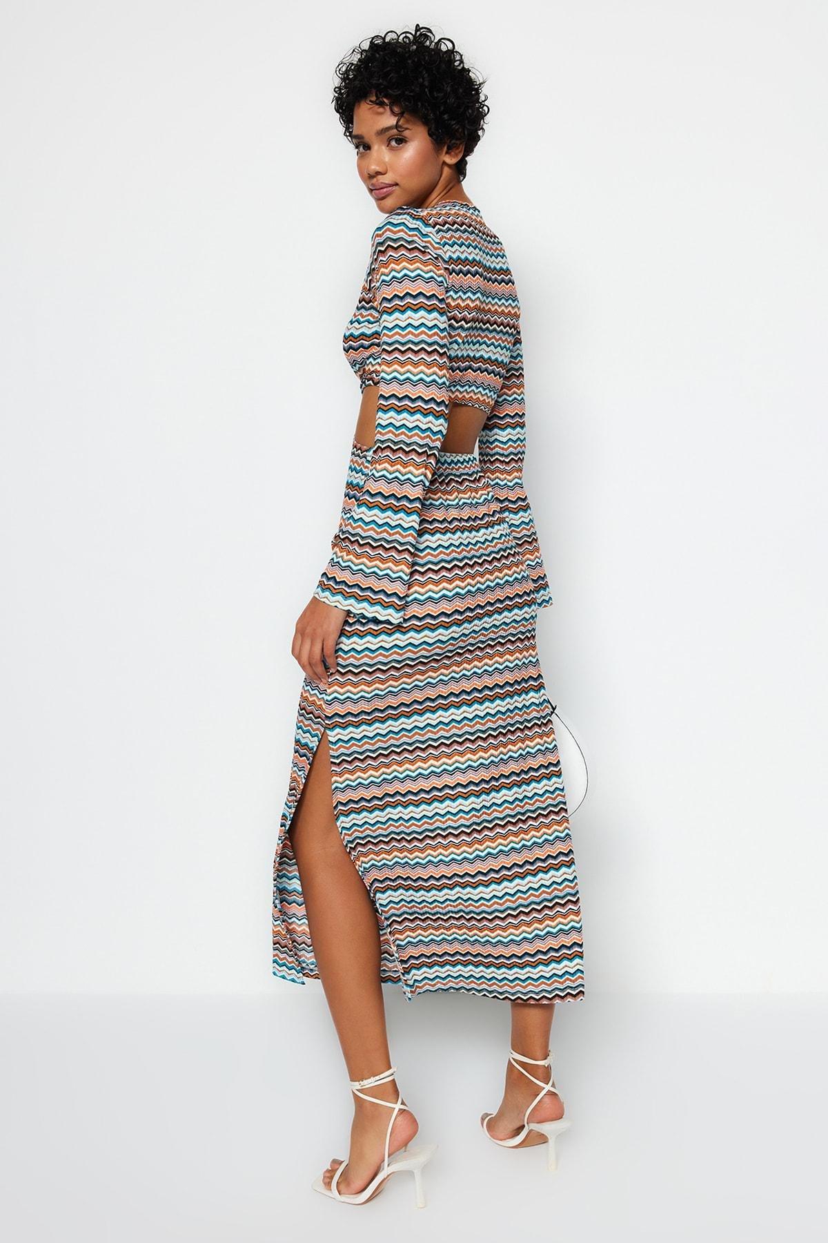 Multicolour A-Line Dress, , large image number 2